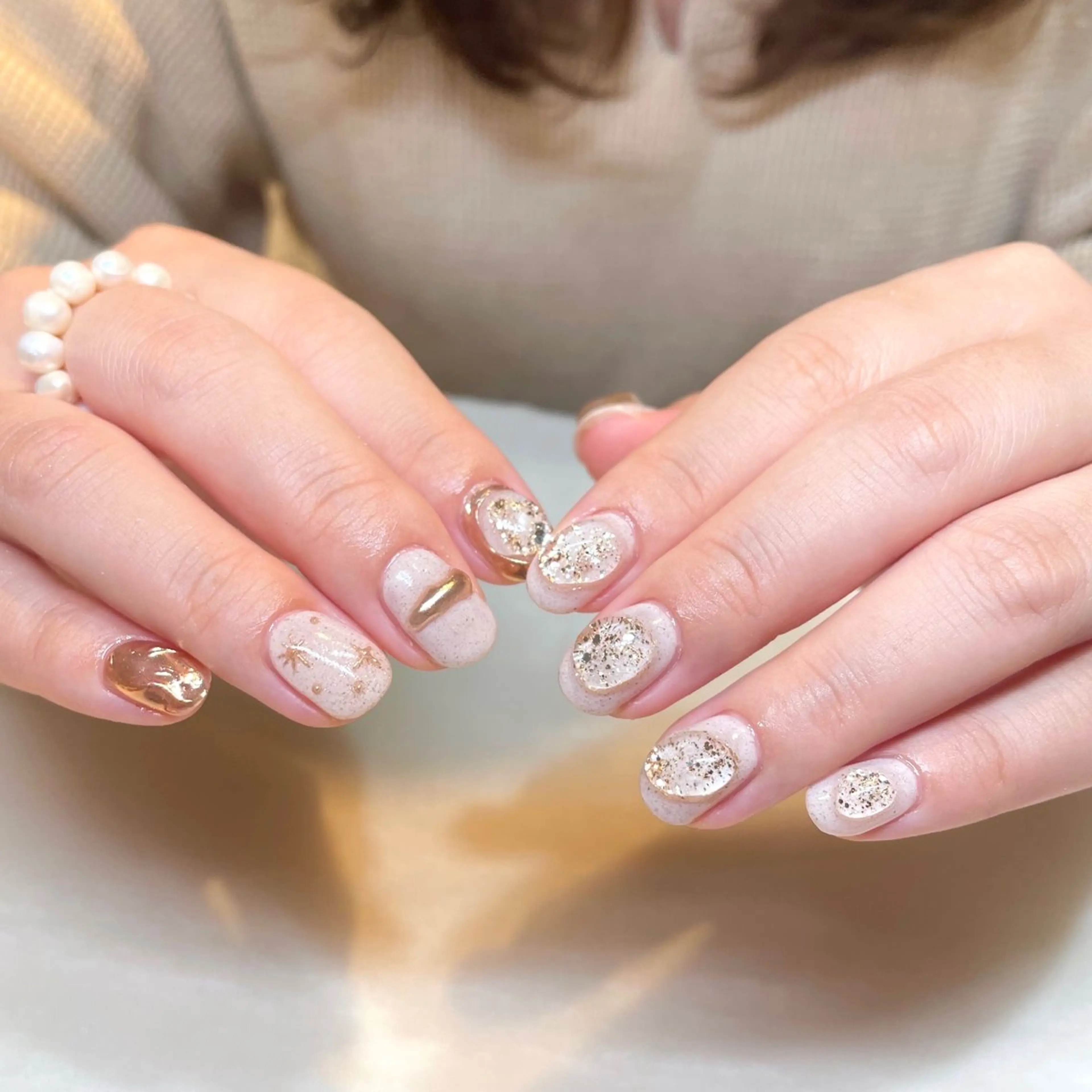 ネイル ハンドネイル 新井 ひなののネイルデザイン