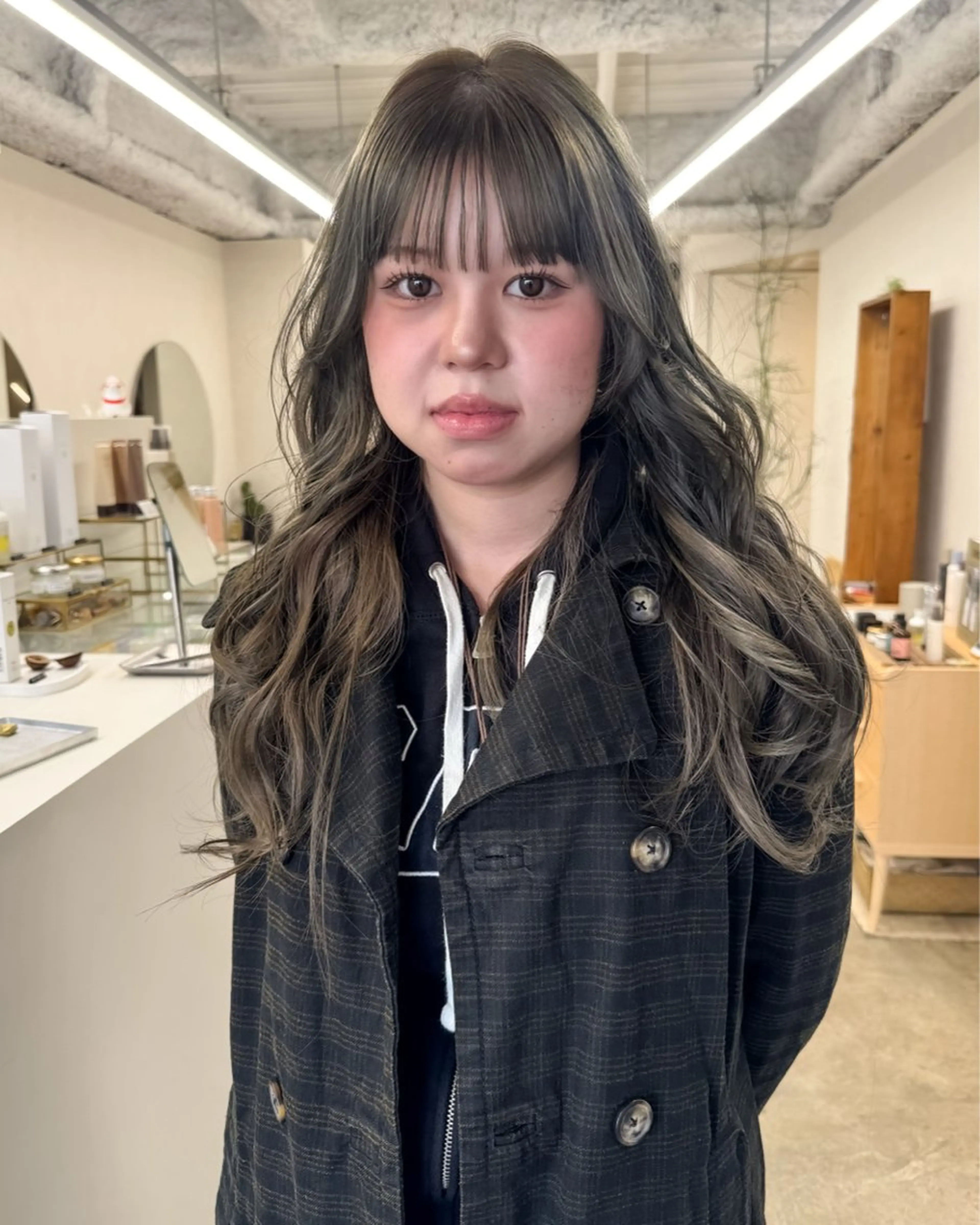 ロング ヘアカラー kiji所属・kiji NAHO/ パーマ／久屋大通のヘアスタイル