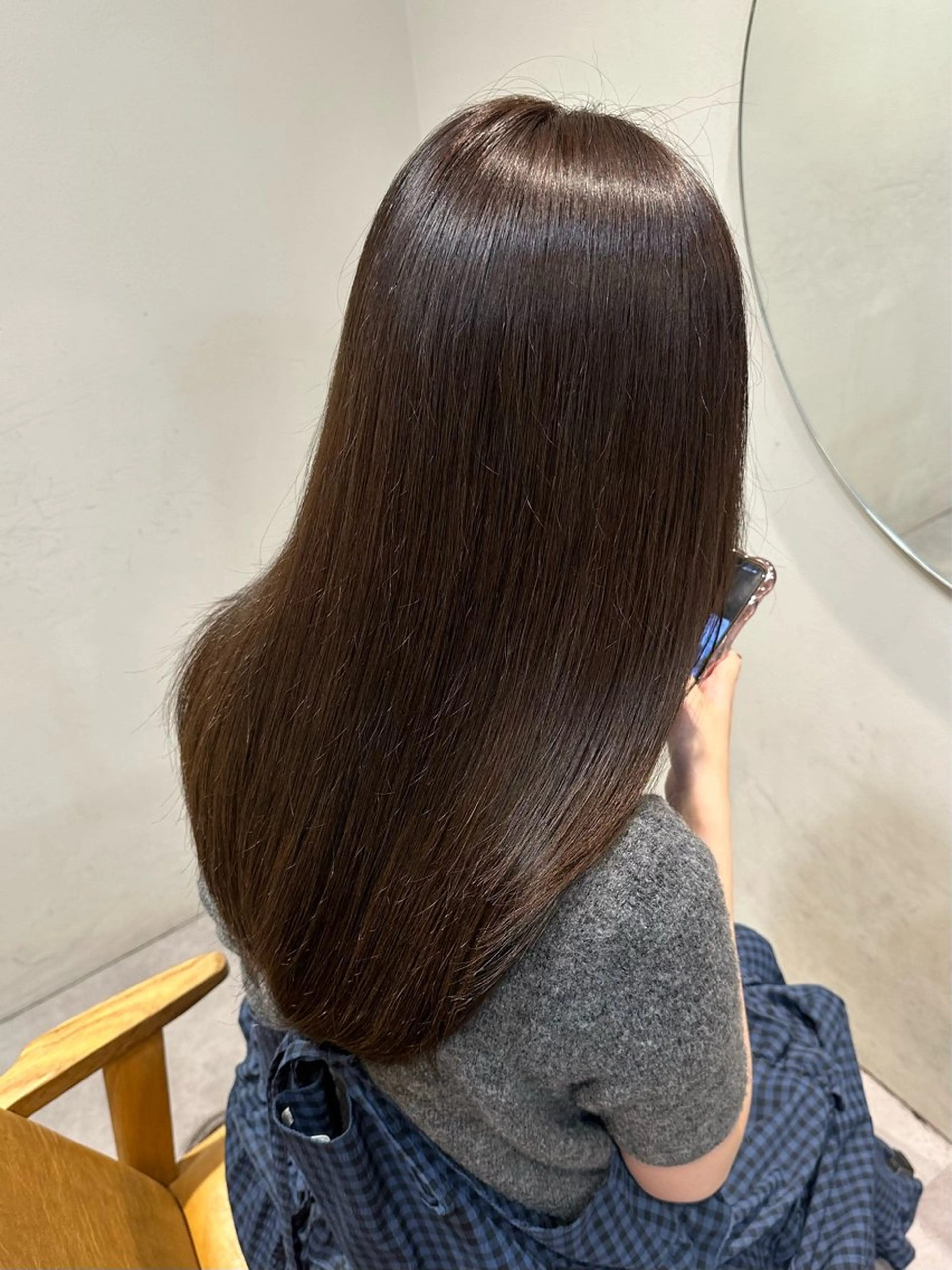ロング カラー ヘアカラー HANAME 原宿美容室のヘアスタイル