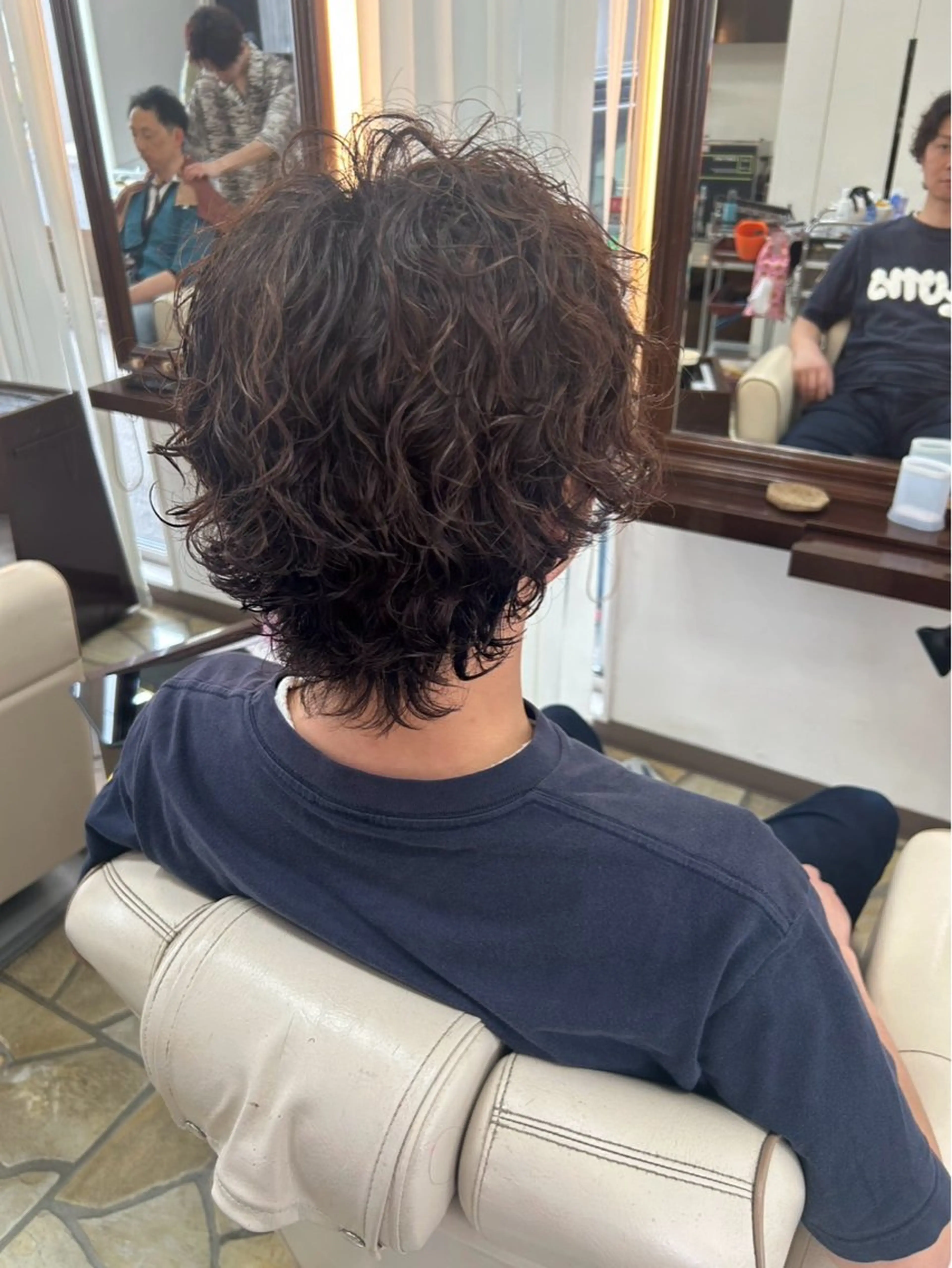 パーマ メンズ カット パーマ トリートメント Shouki .222のヘアスタイル