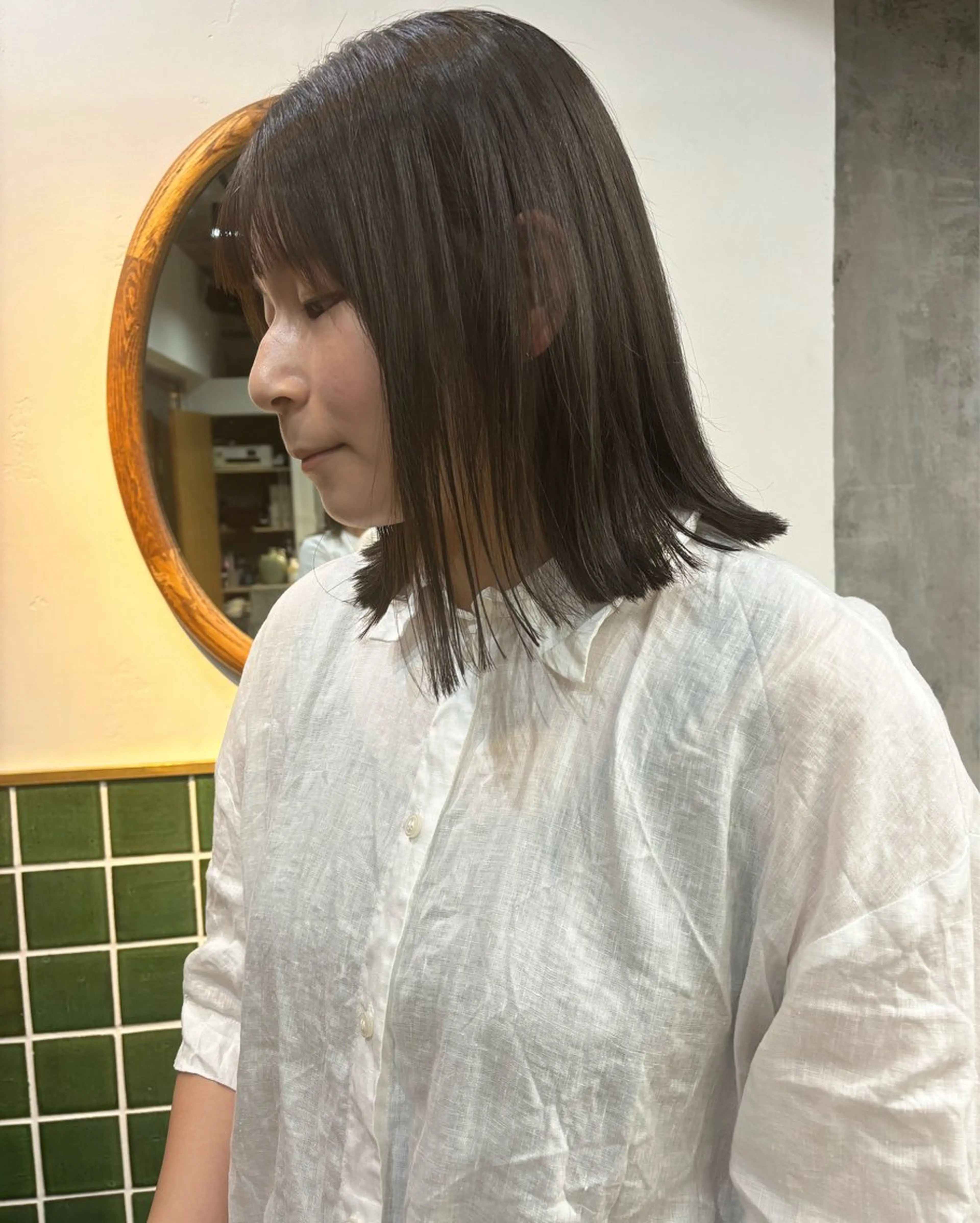 ショート カラー 切りっぱなしボブ ボブ mei   【6/5 ゴブンノロク】のヘアスタイル