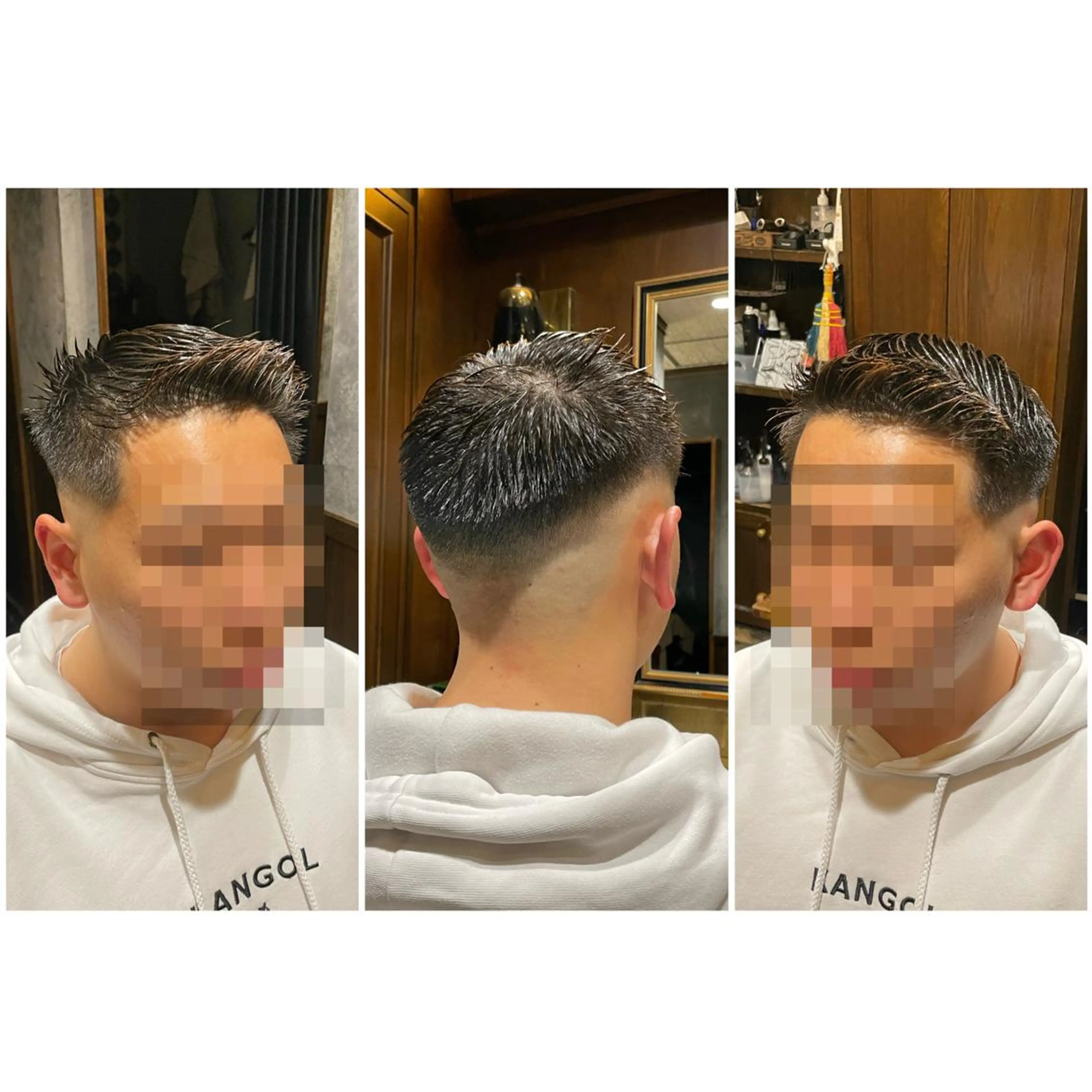 ショート メンズ フェードカット スキンフェード 佐藤 智美のヘアスタイル