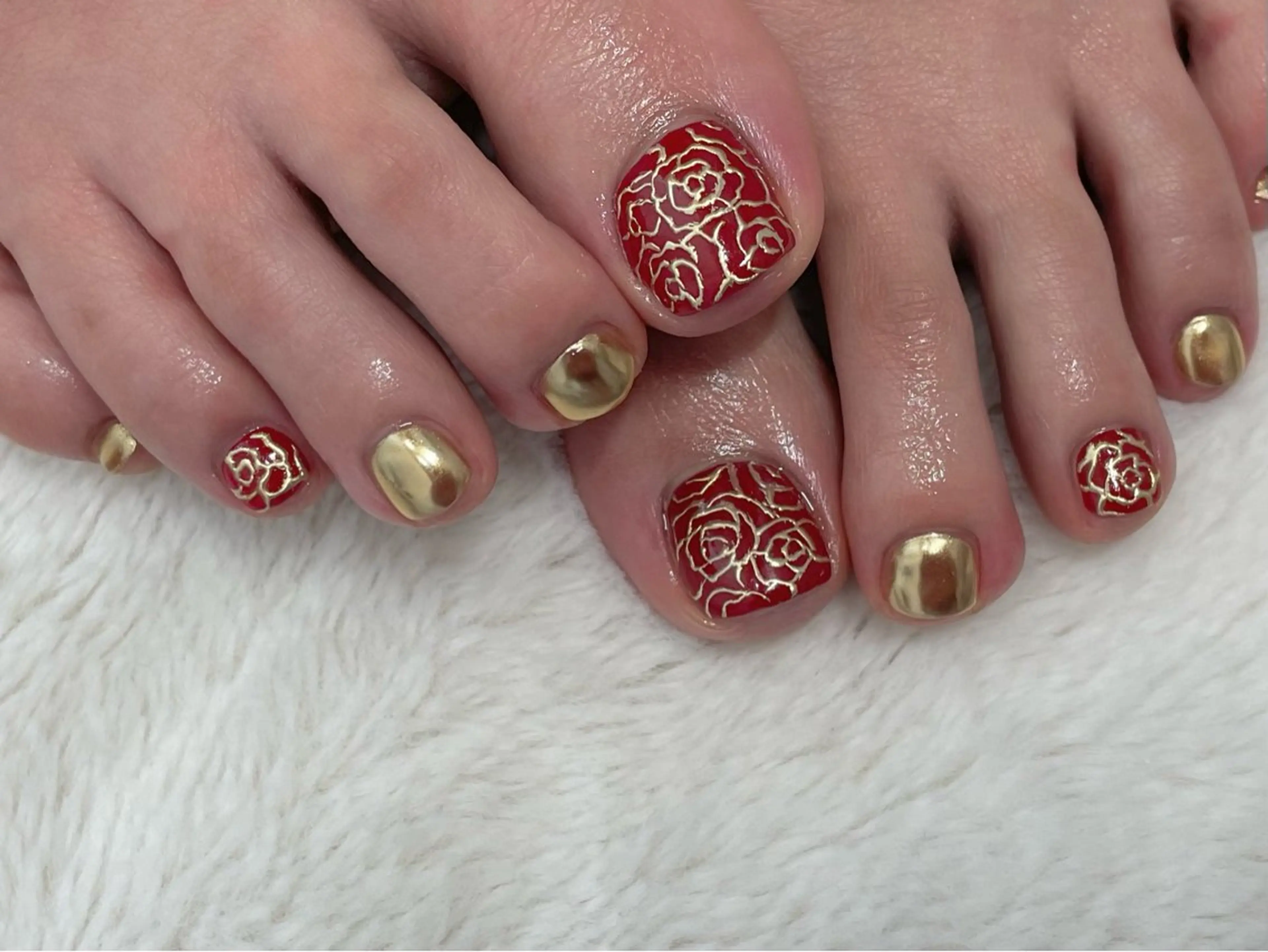 ネイル フットネイル riri-nail Rie Endoのネイルデザイン