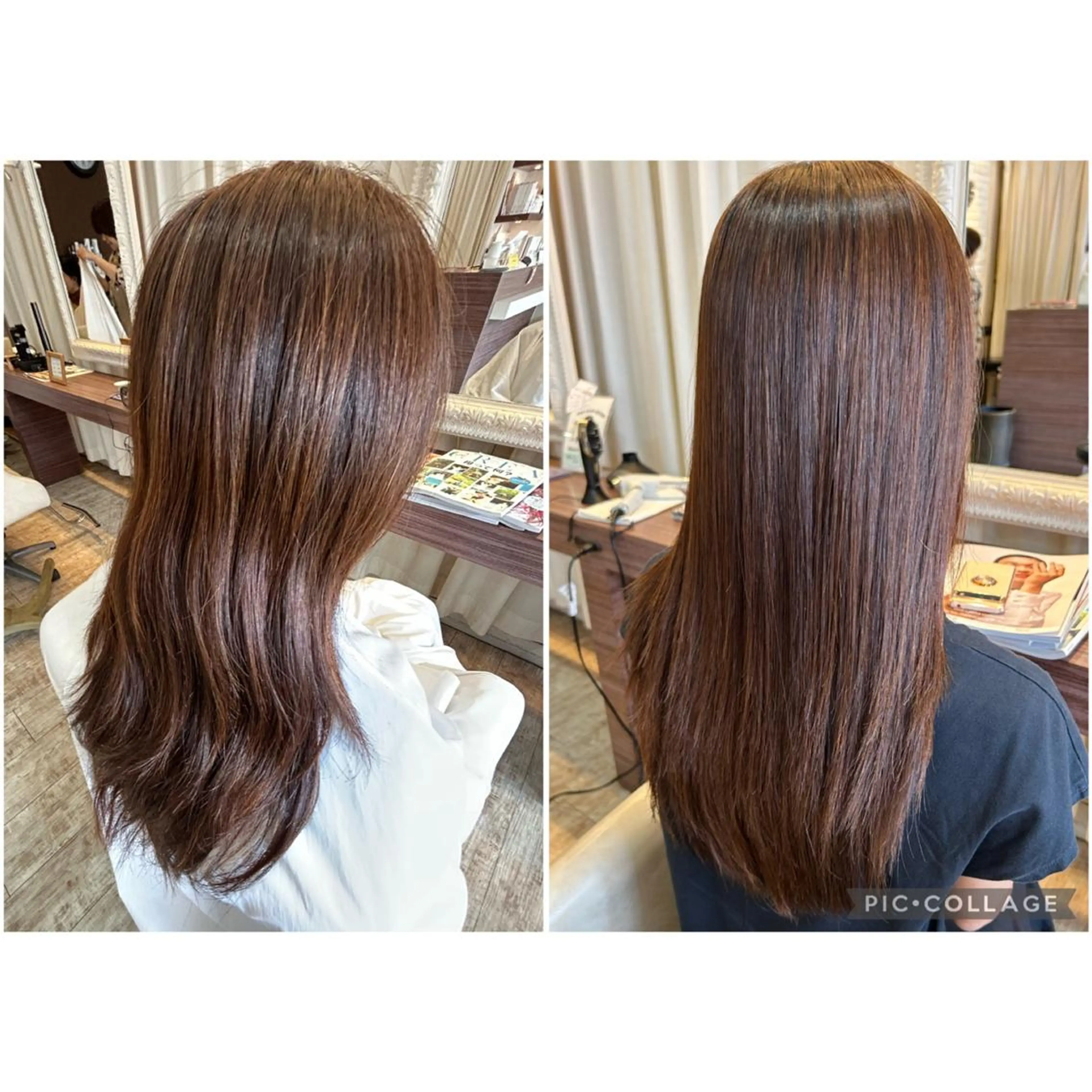 セミロング 🌿美容室イチエ ふしみさな🫧のヘアスタイル