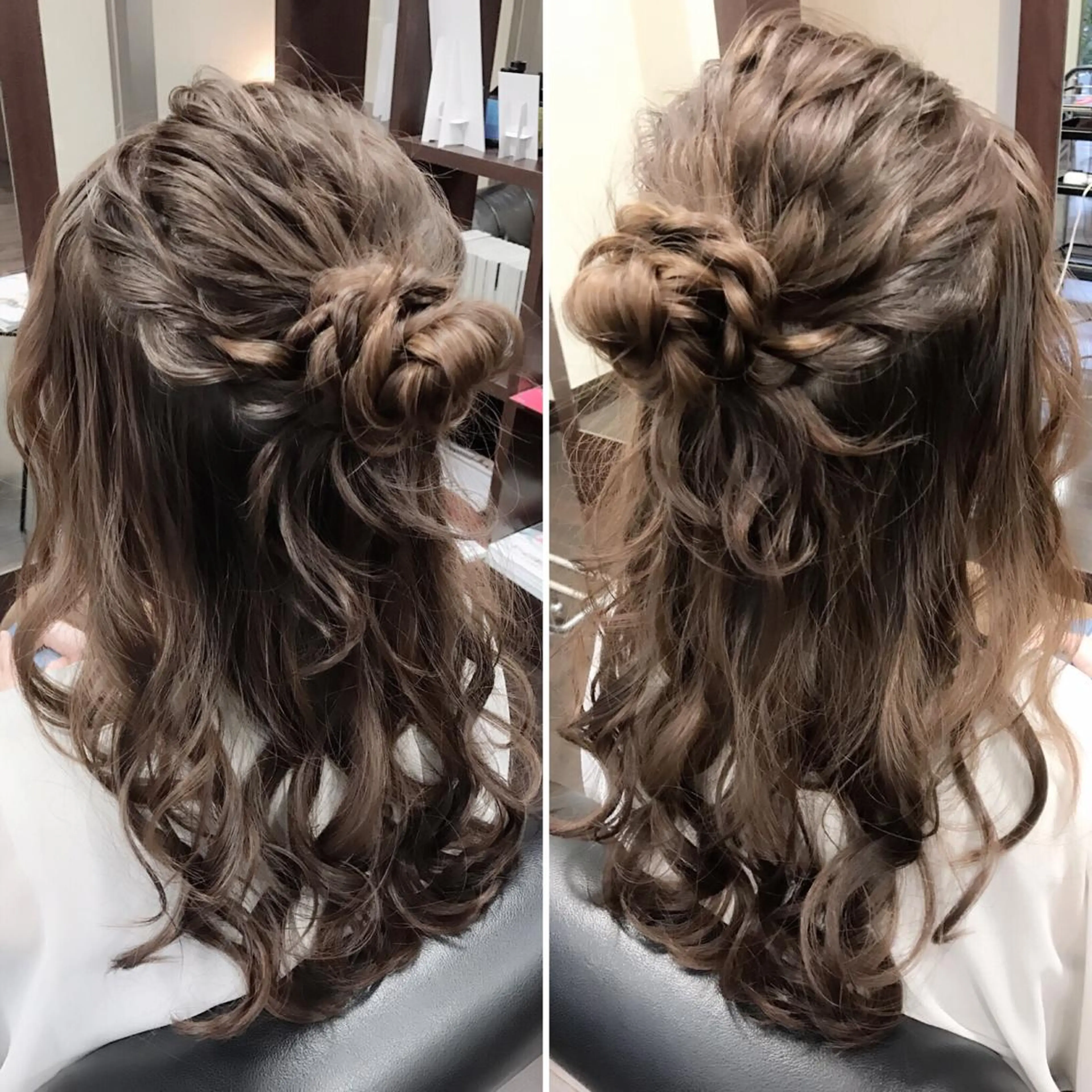 セミロング ロング ヘアアレンジ 沢田 瞳のヘアスタイル