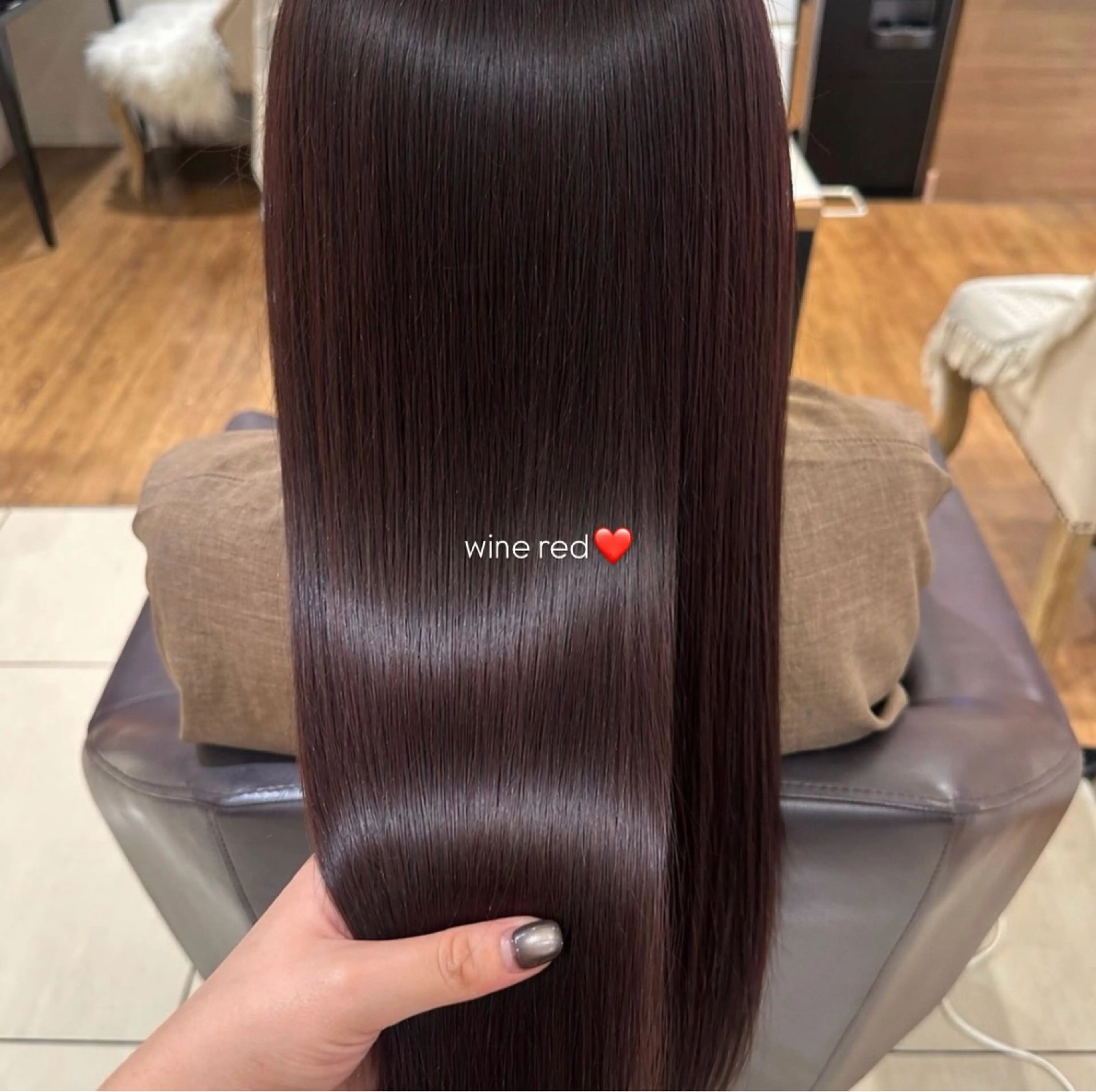 ロング カラー ブリーチ ブリーチなしカラー レッドカラー ヘアカラー 💚アレンジ・カラー / miyu💚のヘアスタイル