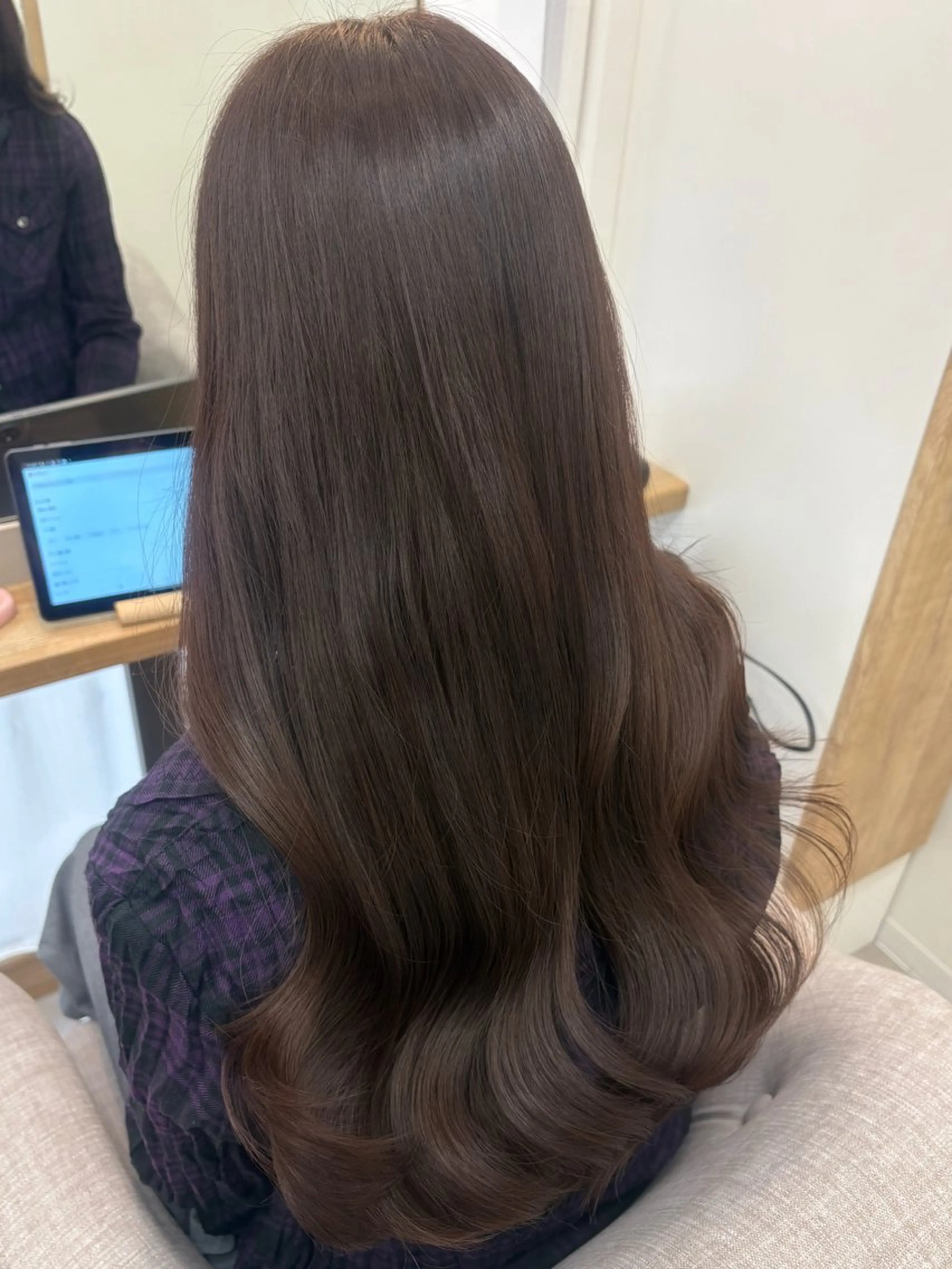 ロング カラー ブラウンカラー ダークブラウン Haruka ハルカのヘアスタイル
