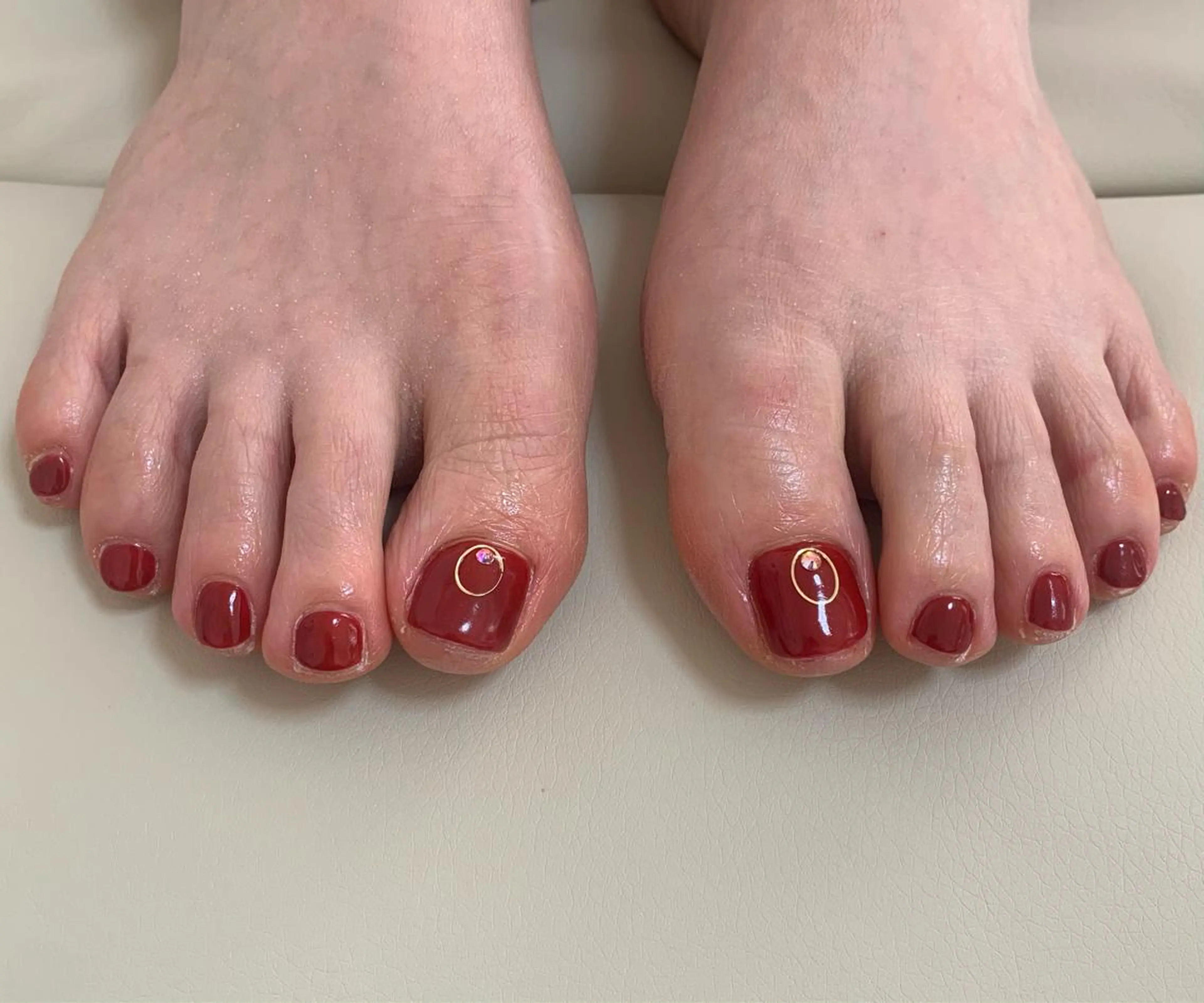 ネイル フットネイル シンプルネイル nail M&Tのネイルデザイン