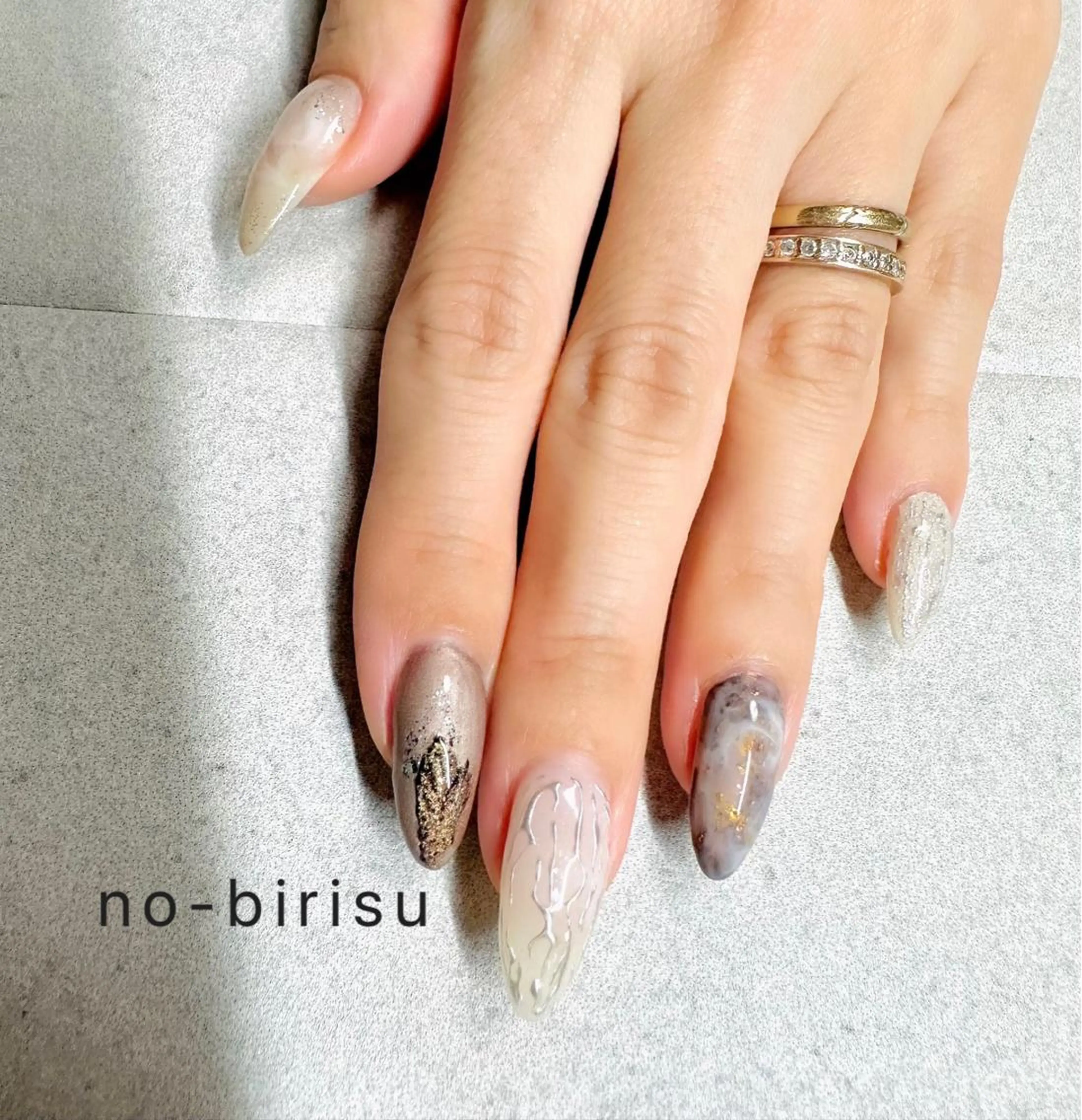 ネイル ハンドネイル no-birisu nailのネイルデザイン