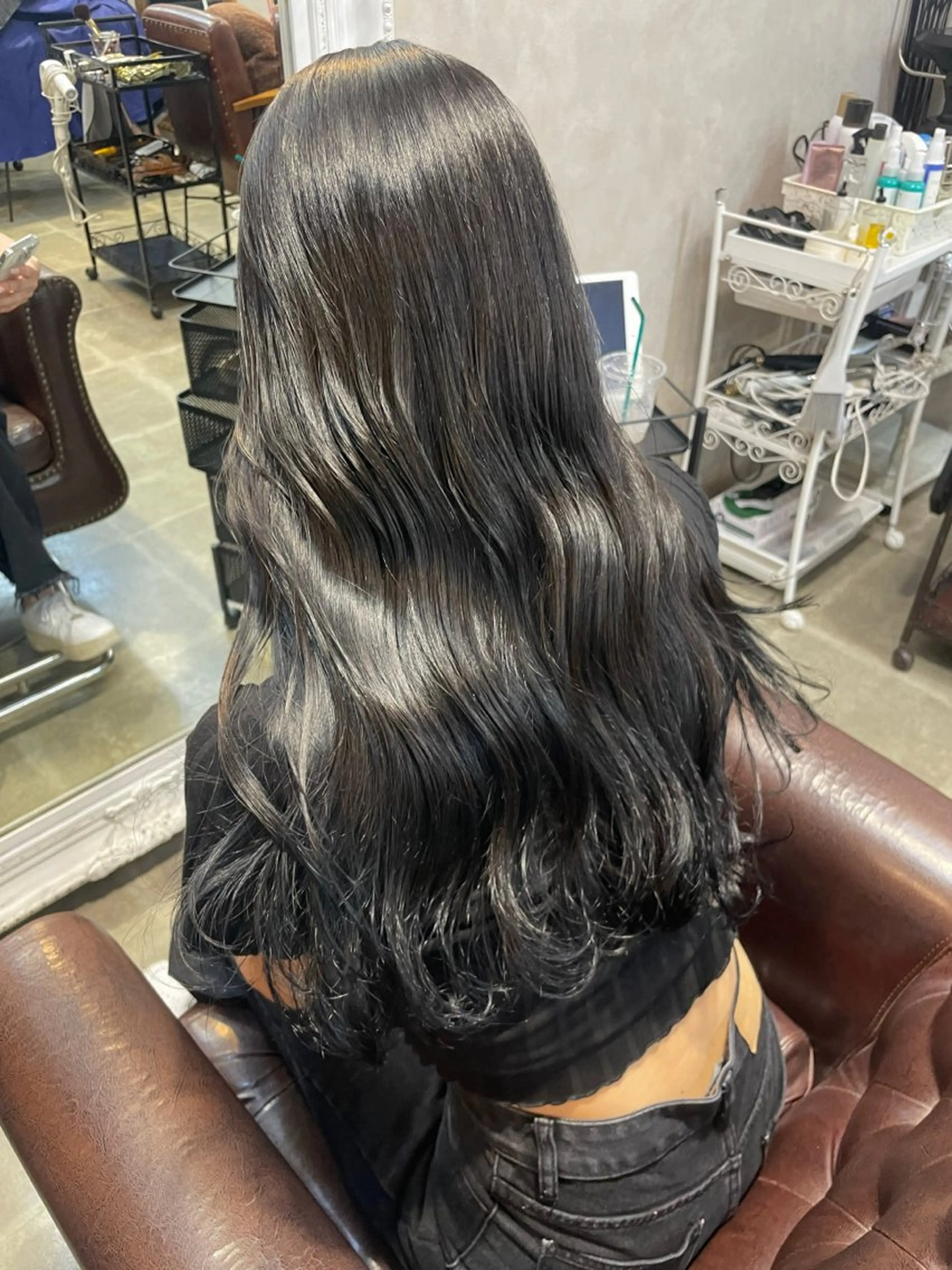 ロング 【aini天王寺】 𝐚𝐢𝐫𝐢✂︎のヘアスタイル