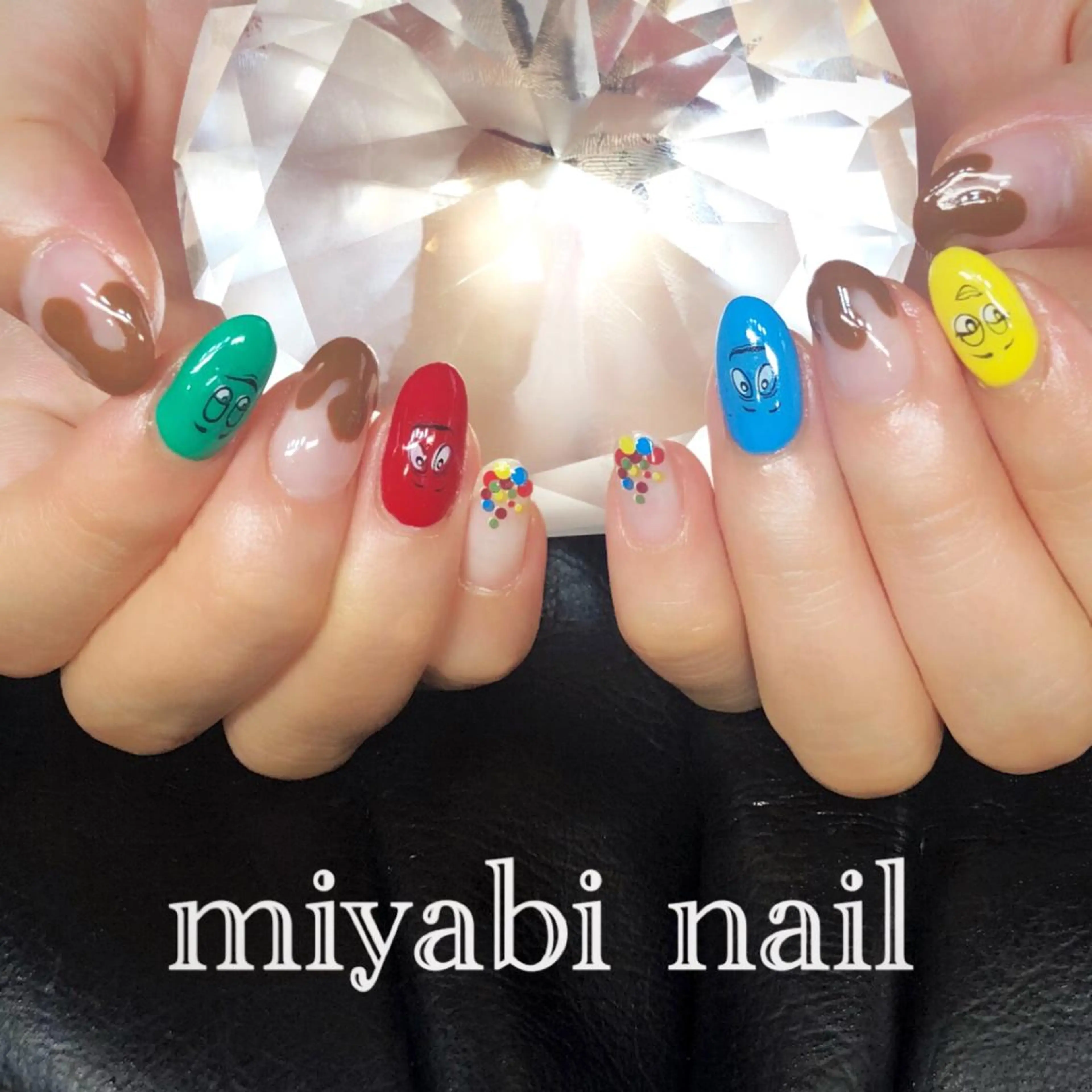 ネイル アートネイル ジェルネイル 持ち込み ハンドネイル miyabi nail 桂川駅近くのネイルデザイン