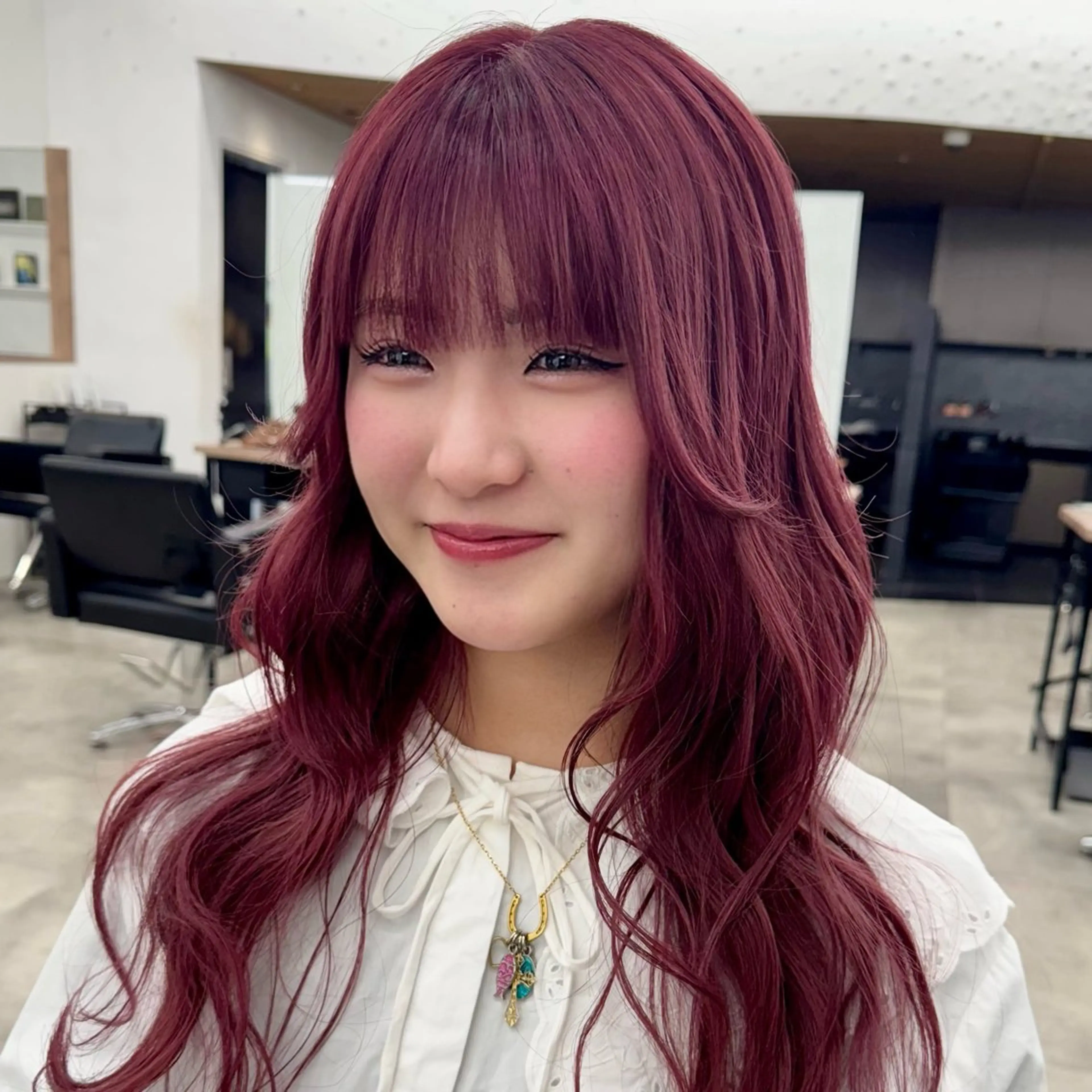 セミロング カラー ヘアアレンジ 暖色/ショート/ボブ /hana🌸のヘアスタイル