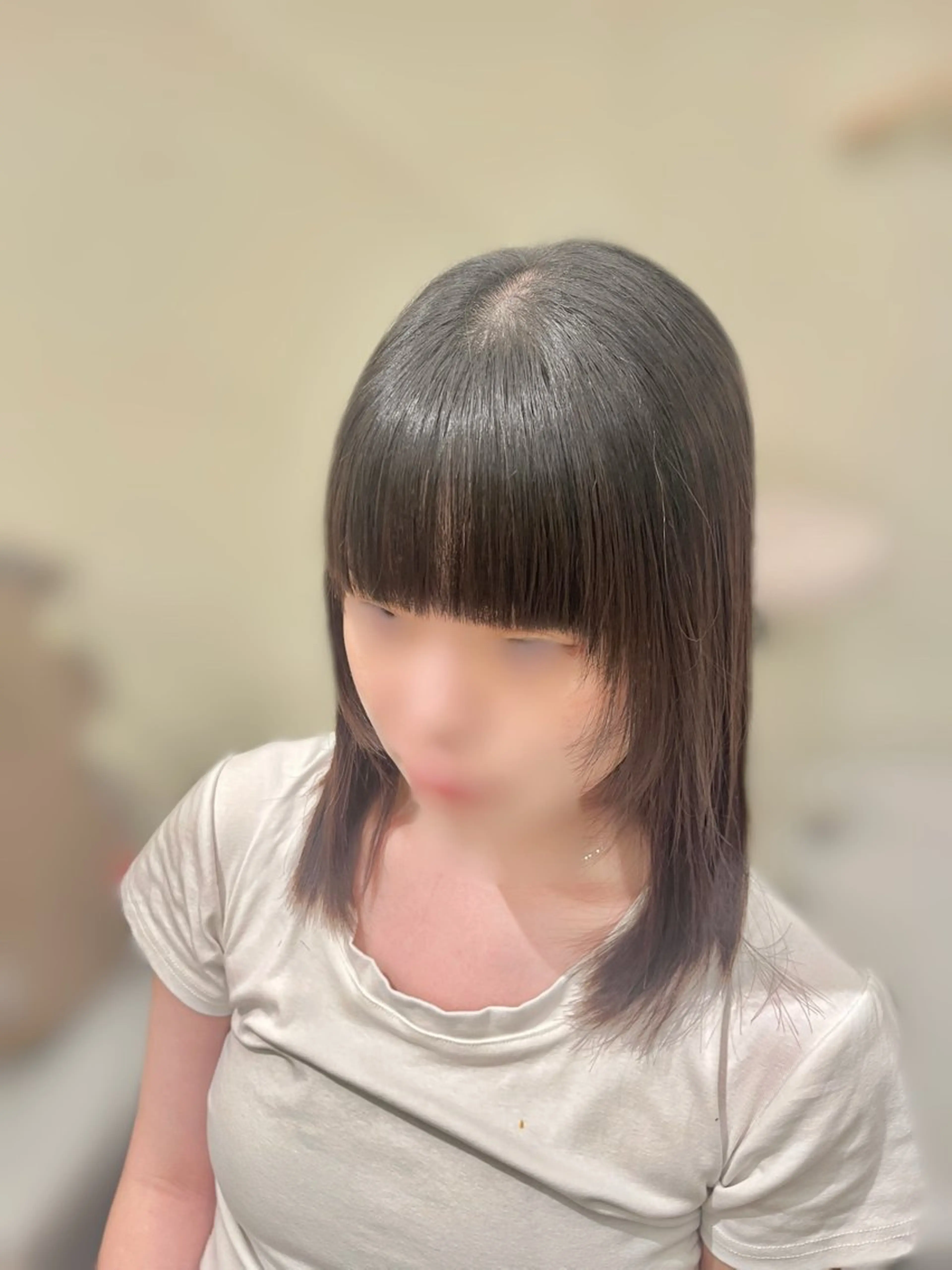 ミディアム 縮毛矯正 カット 縮毛矯正 髪質改善/縮毛矯正 艶髪🔥高杉のヘアスタイル