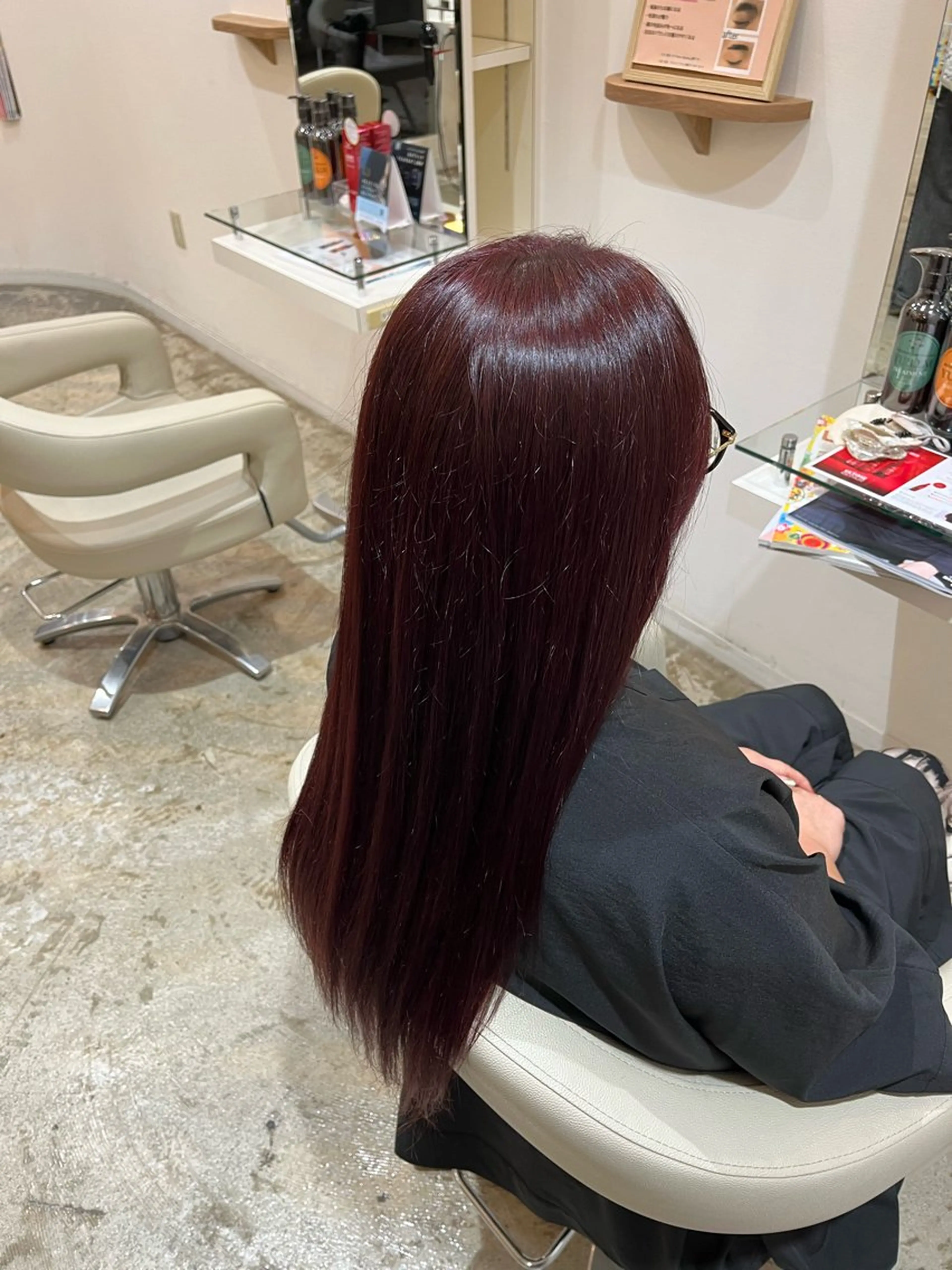 ロングカット(3cm以上)➕ワンカラー🍒の写真