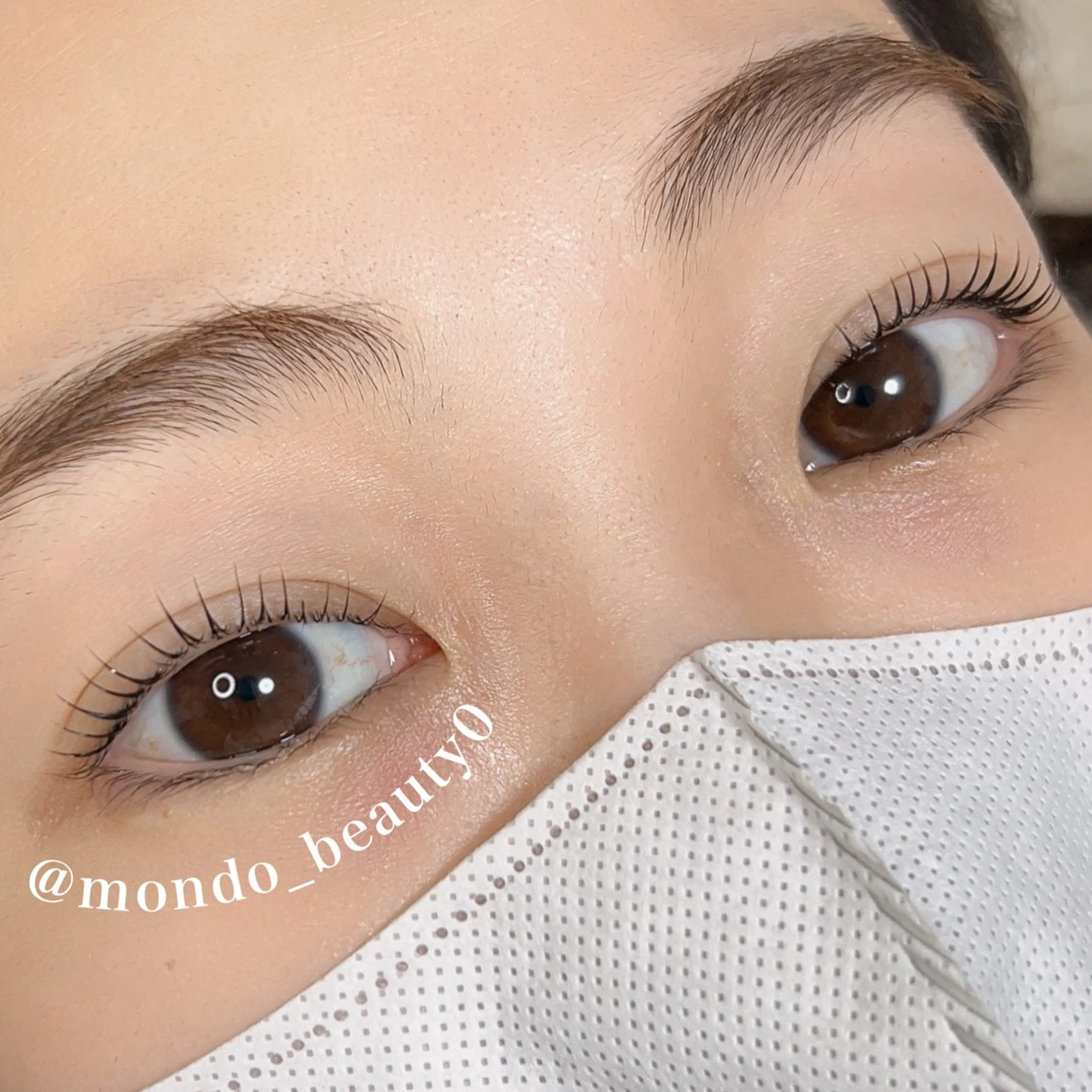 マツエク・マツパ 韓国風マツエク パリジェンヌラッシュリフト 一重×まつ毛パーマ MONDO MIZUKIのマツエク・マツパデザイン