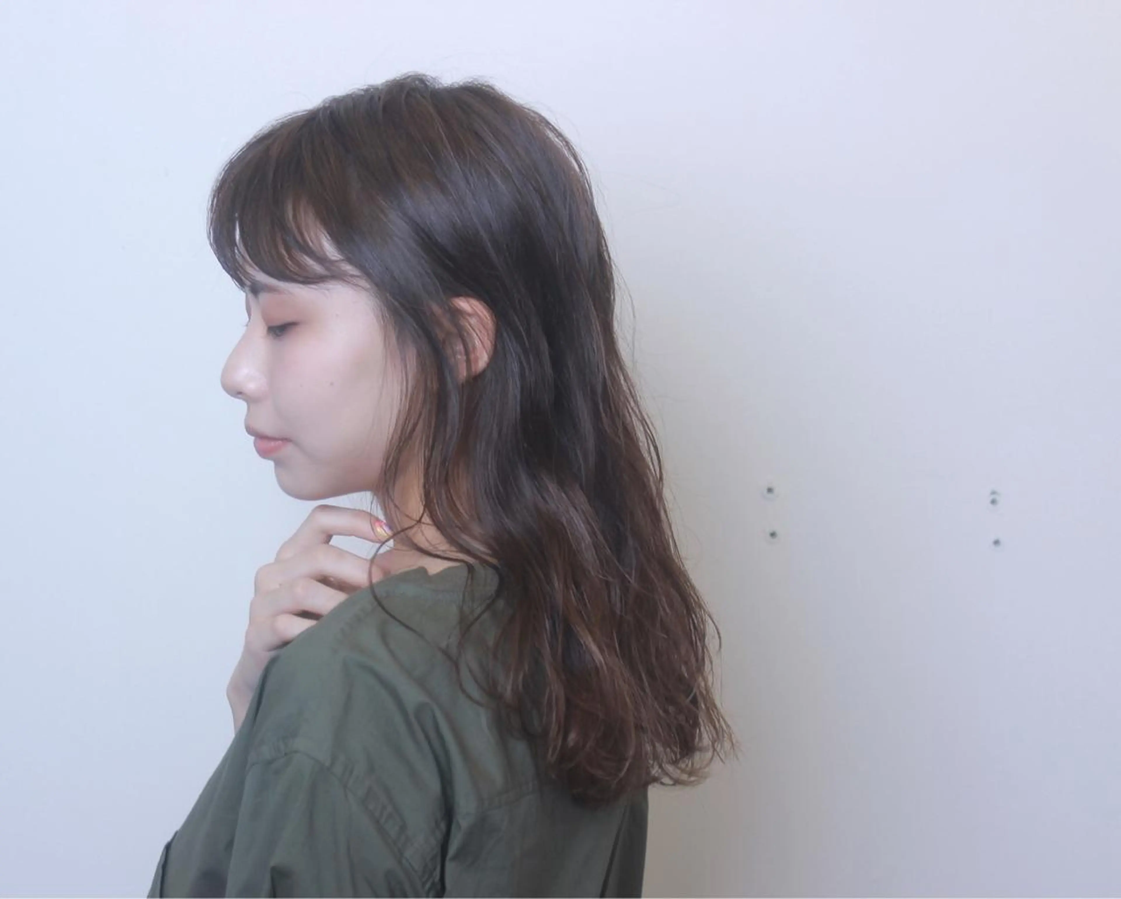 セミロング パーマ 平尾駅直結/徒歩0分 イノセントヘアのヘアスタイル