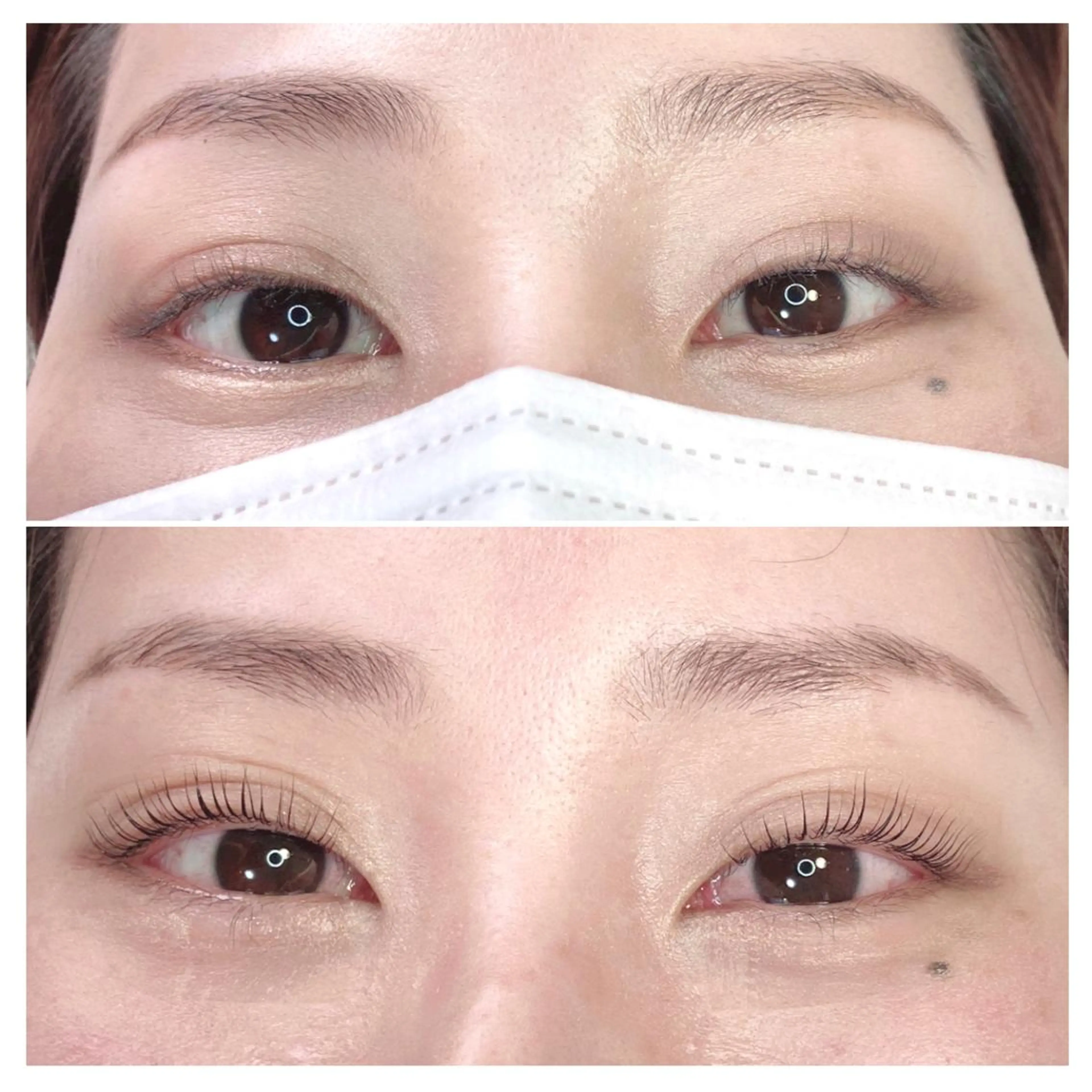 マツエク・マツパ ナチュラル 一重×まつ毛パーマ マツパ Lotus ロータスのマツエク・マツパデザイン