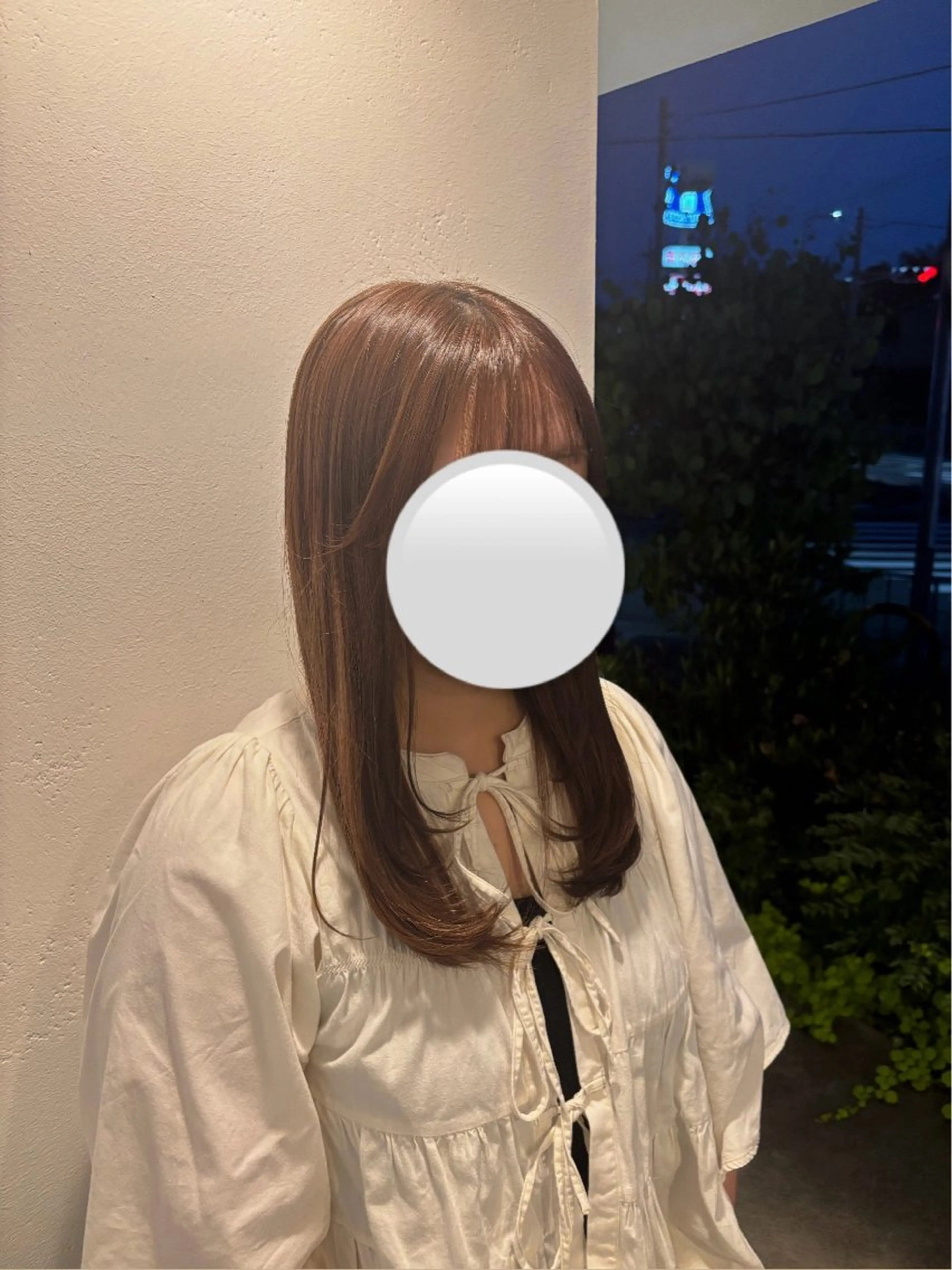 セミロング Rudder 牛嶋のヘアスタイル