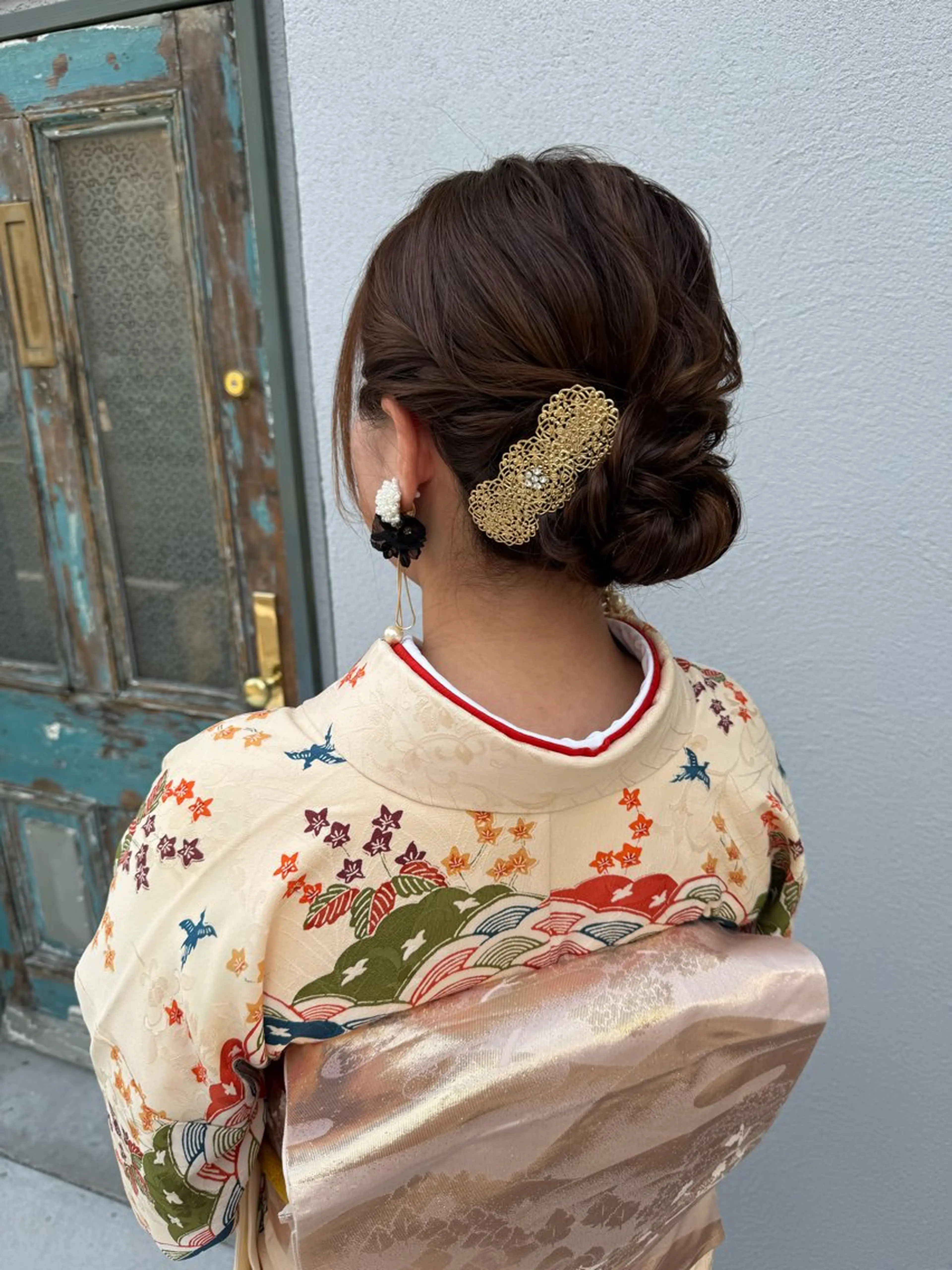 セミロング ヘアアレンジ 着付け Orla 🌿chiekoの眉毛・アイブロウイメージ