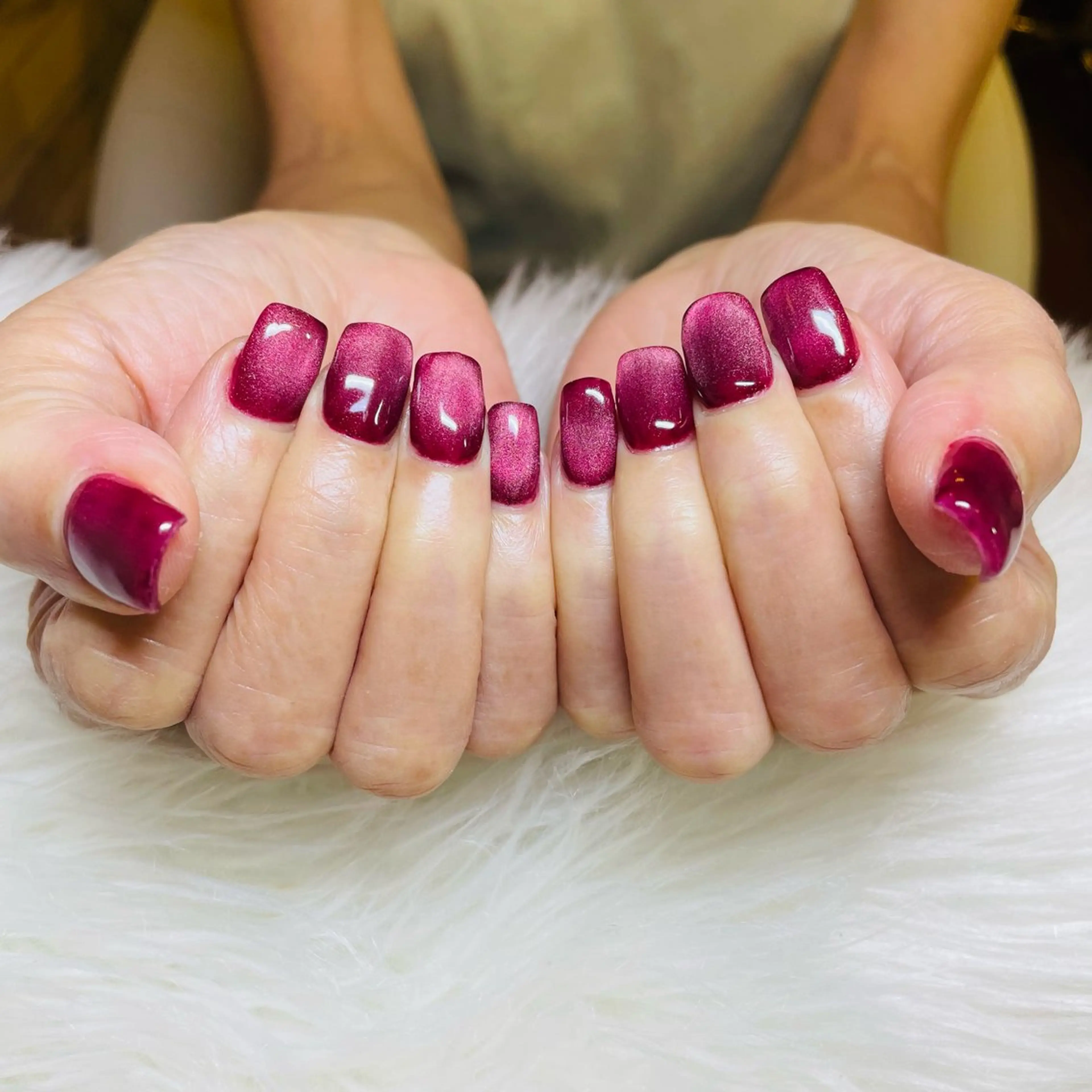 ネイル マグネットネイル fleur YUMIのネイルデザイン