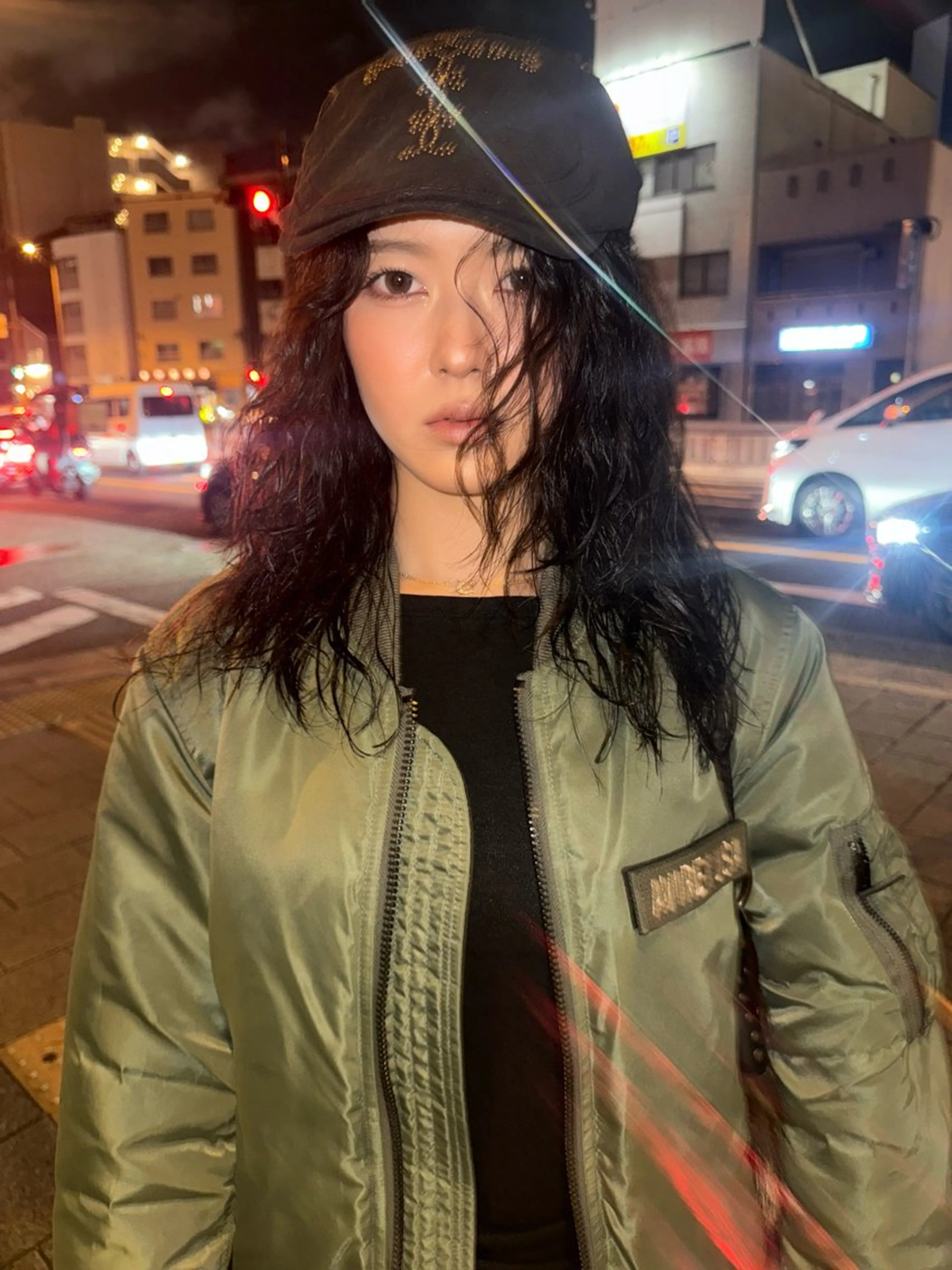 ミディアム パーマ カットカラー /mikuのヘアスタイル