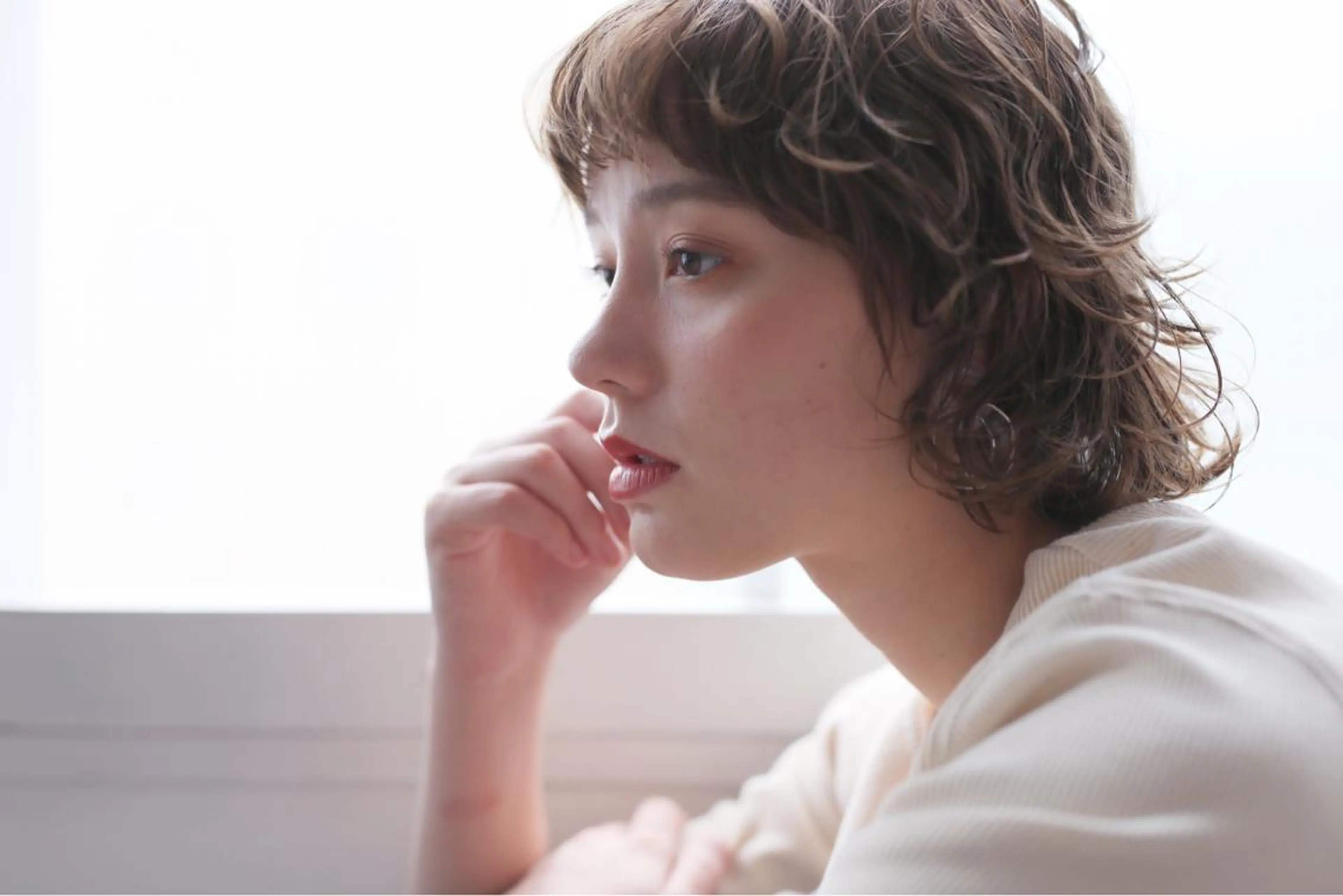 ショート パーマ カット トリートメント 最高峰ボブ/ 切りっぱなし/田野のヘアスタイル