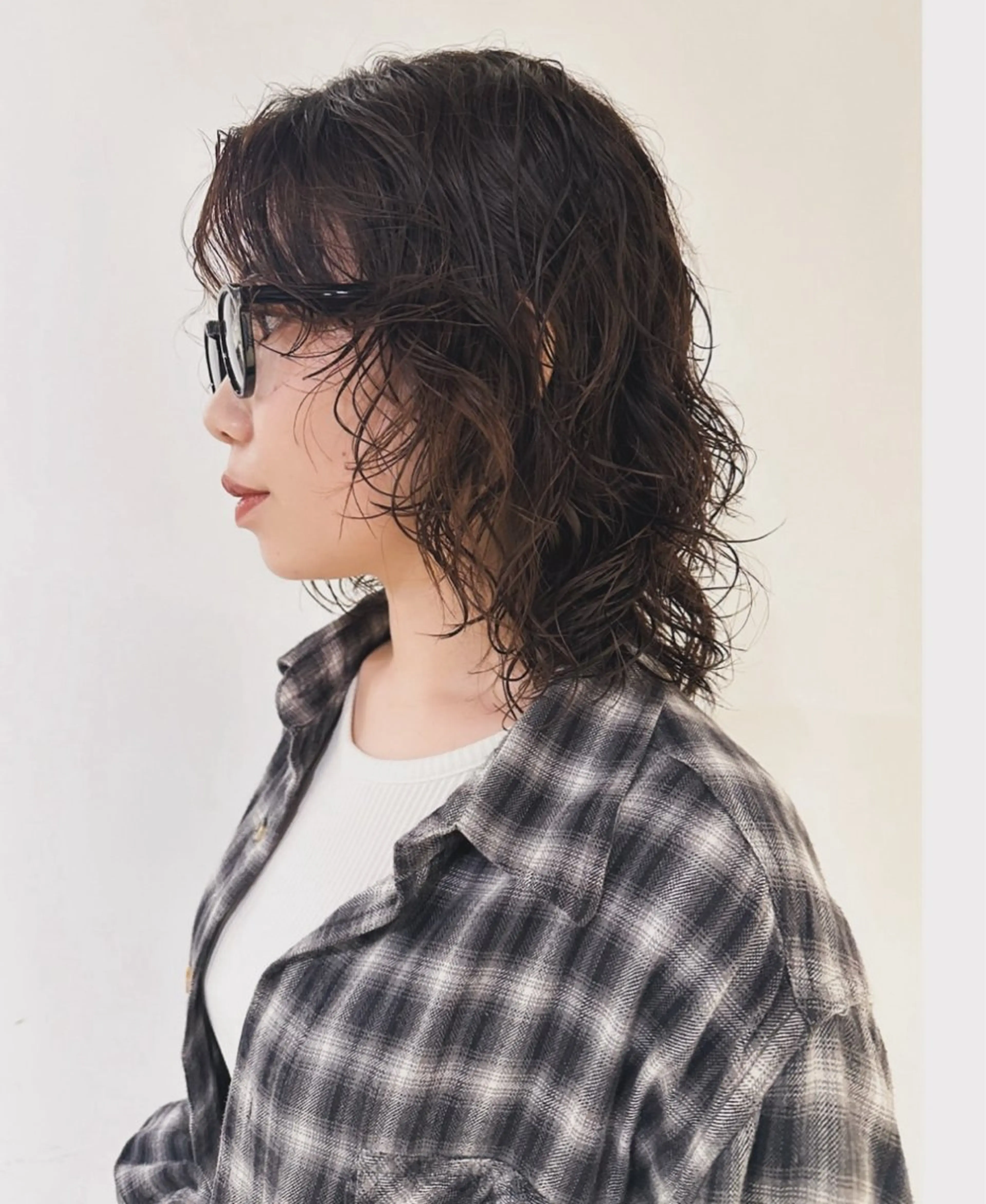 ミディアム パーマ 🌸ボブ支持率 No. 1🤍のヘアスタイル