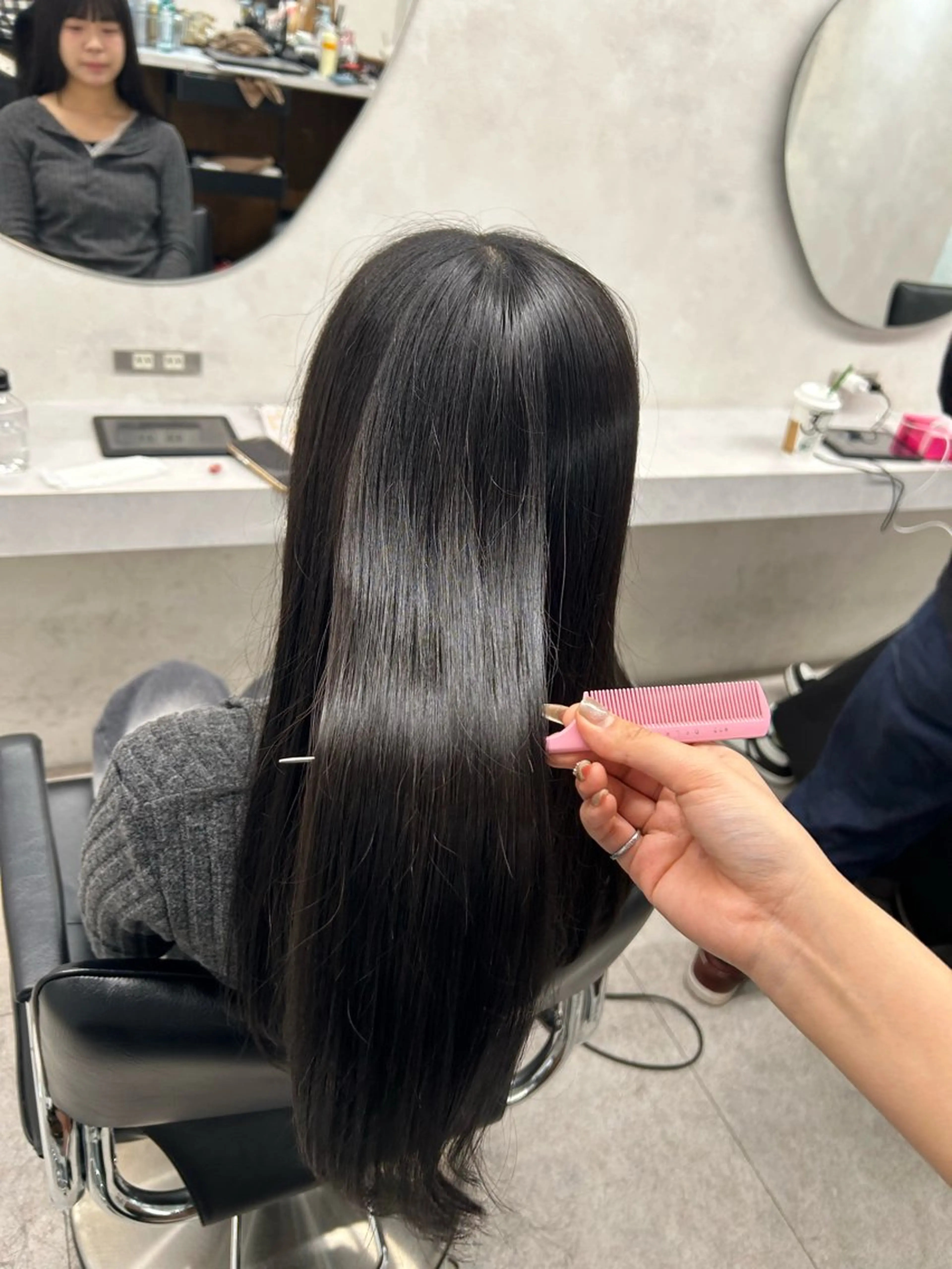ロング ヘアカラー 🎀HARU ボブ/ヘアセット🫧のヘアスタイル