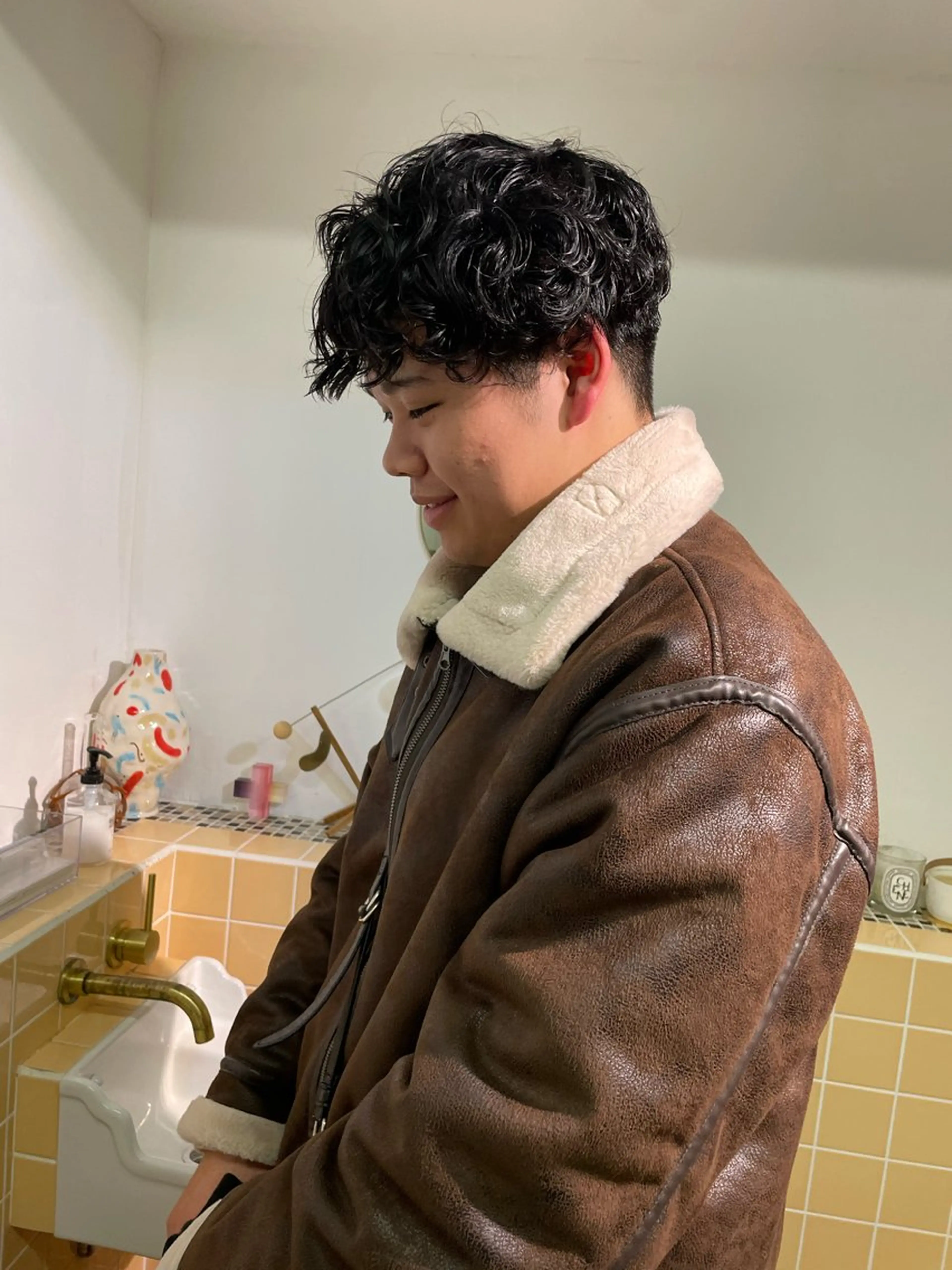 パーマ メンズ カット sakura🌸 レイヤー/韓国ヘアのヘアスタイル