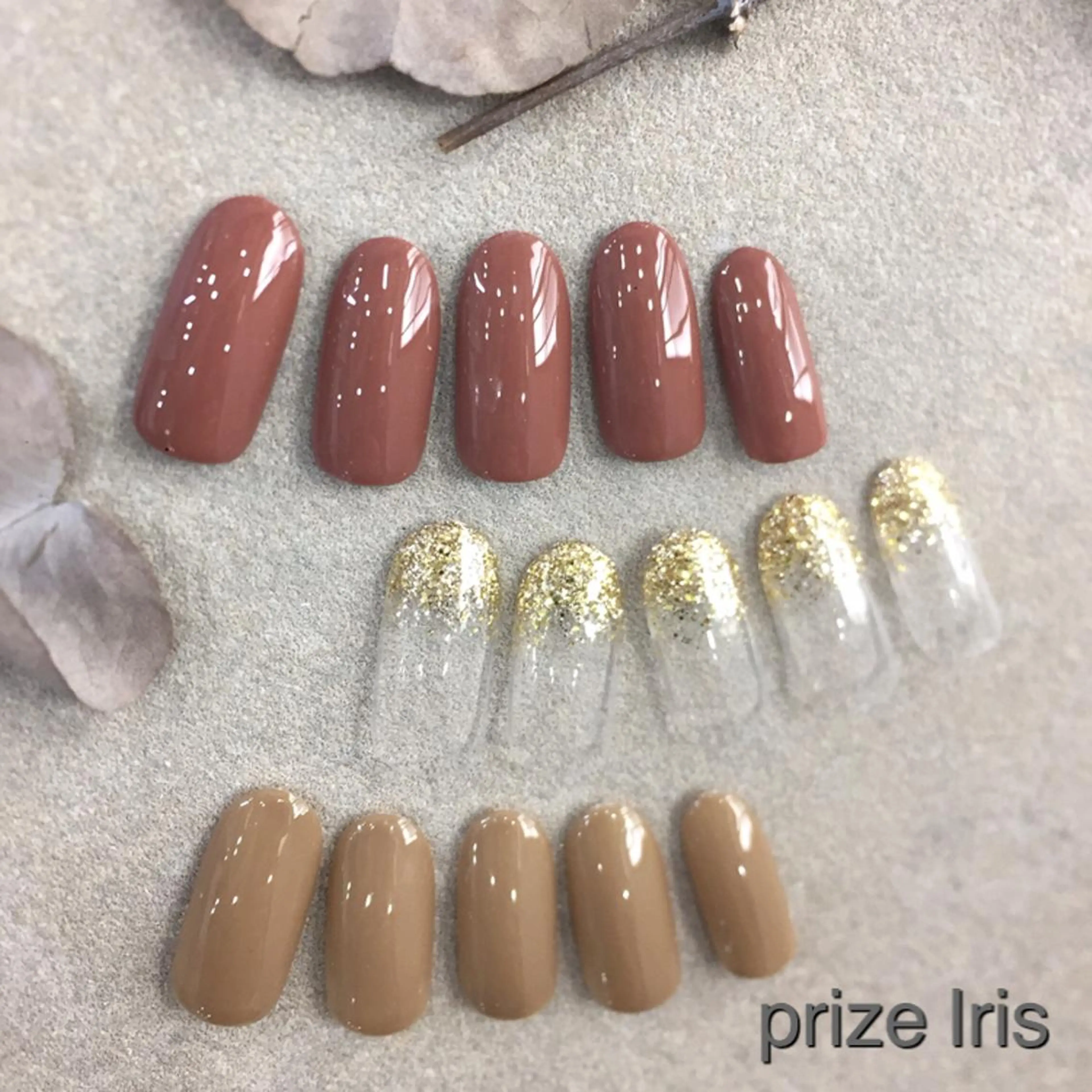 ネイル グラデーション ラメ(グリッター) ラメグラデーション ワンカラーネイル シンプルネイル prizeIris 東のネイルデザイン