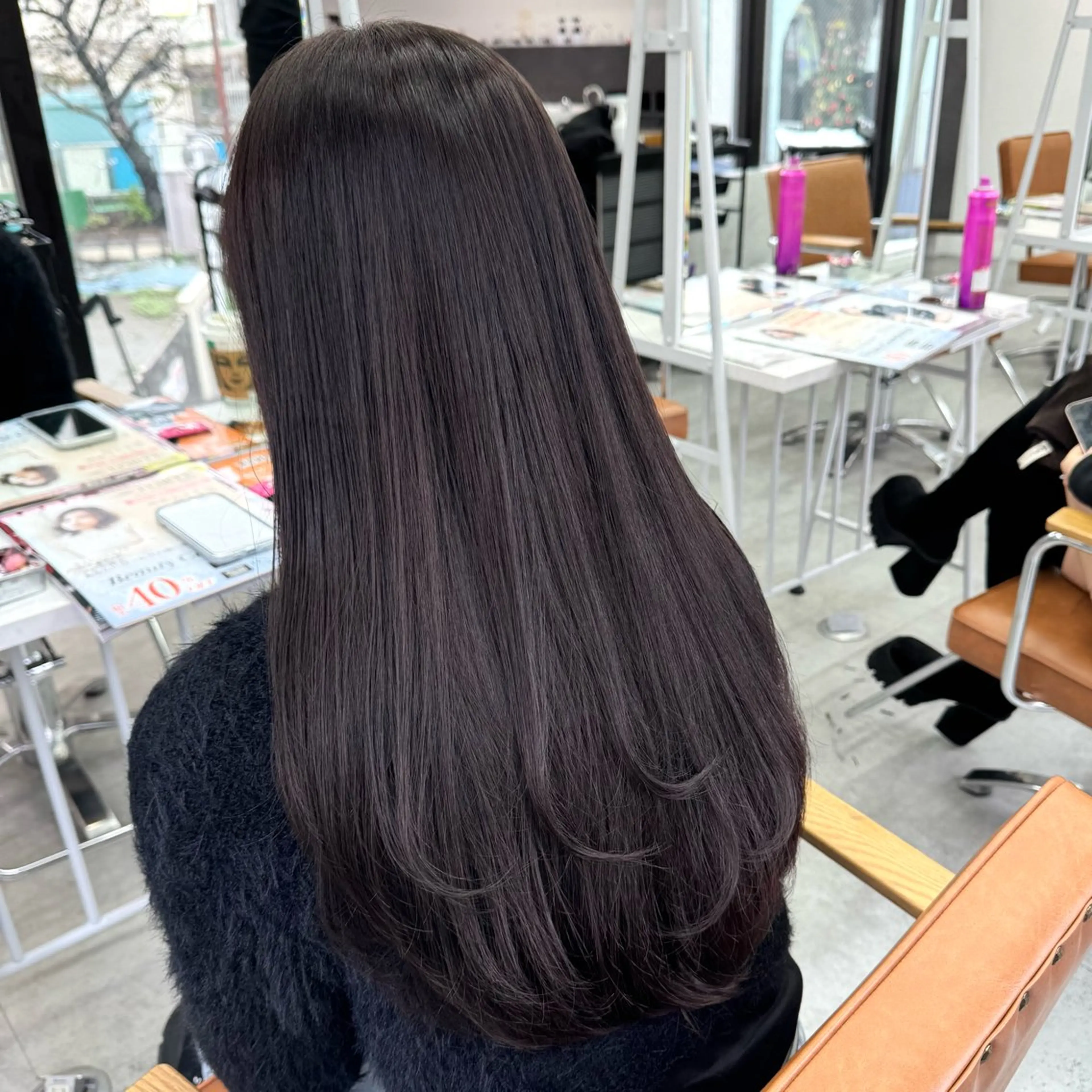 ロング カラー ヘアアレンジ ヘアカラー ブリーチなしカラー /新百合ヶ丘/安形翔のヘアスタイル