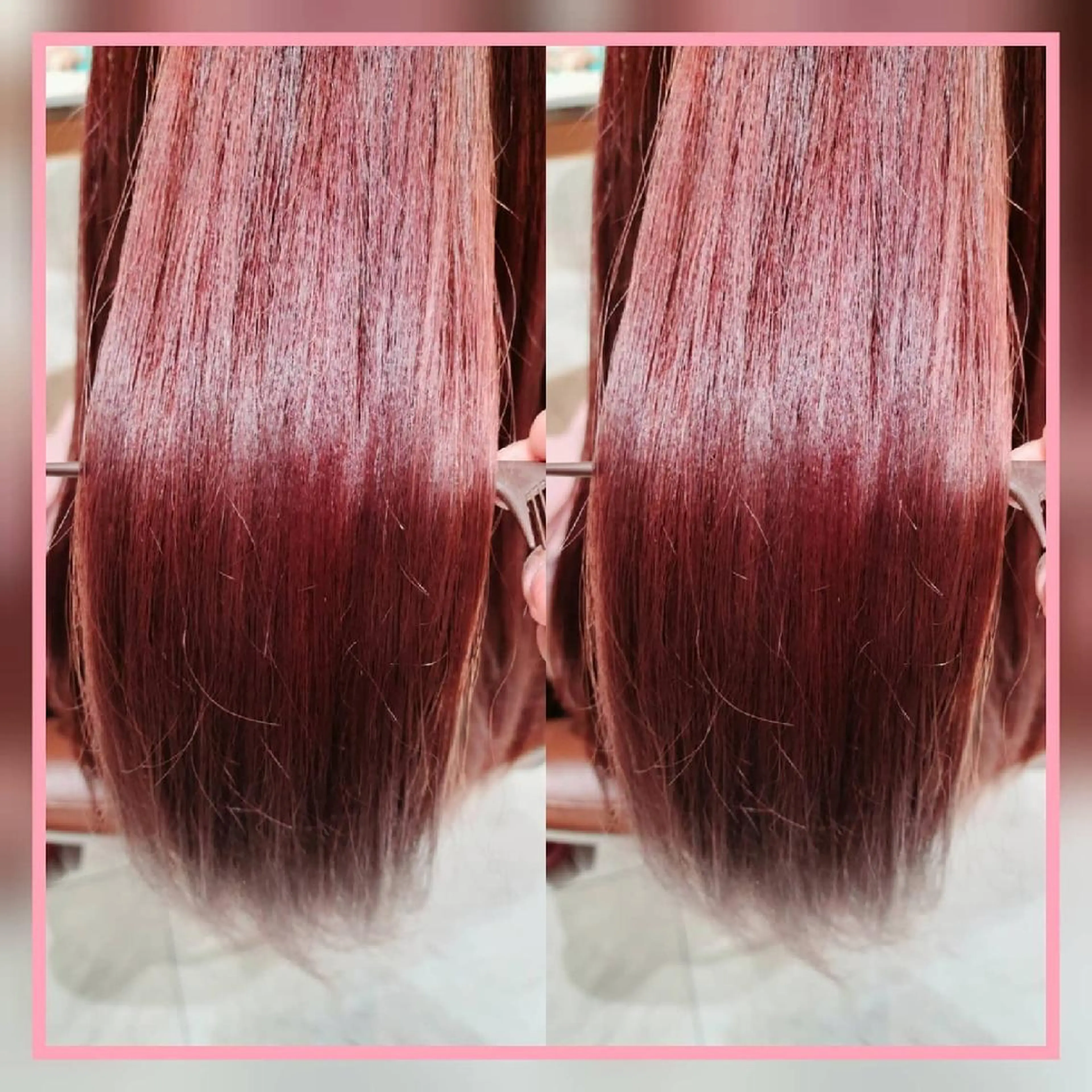 ロング カラー ベージュカラー ブリーチ ボルドーカラー インナーカラー ラベンダーカラー 田中 孝征のヘアスタイル