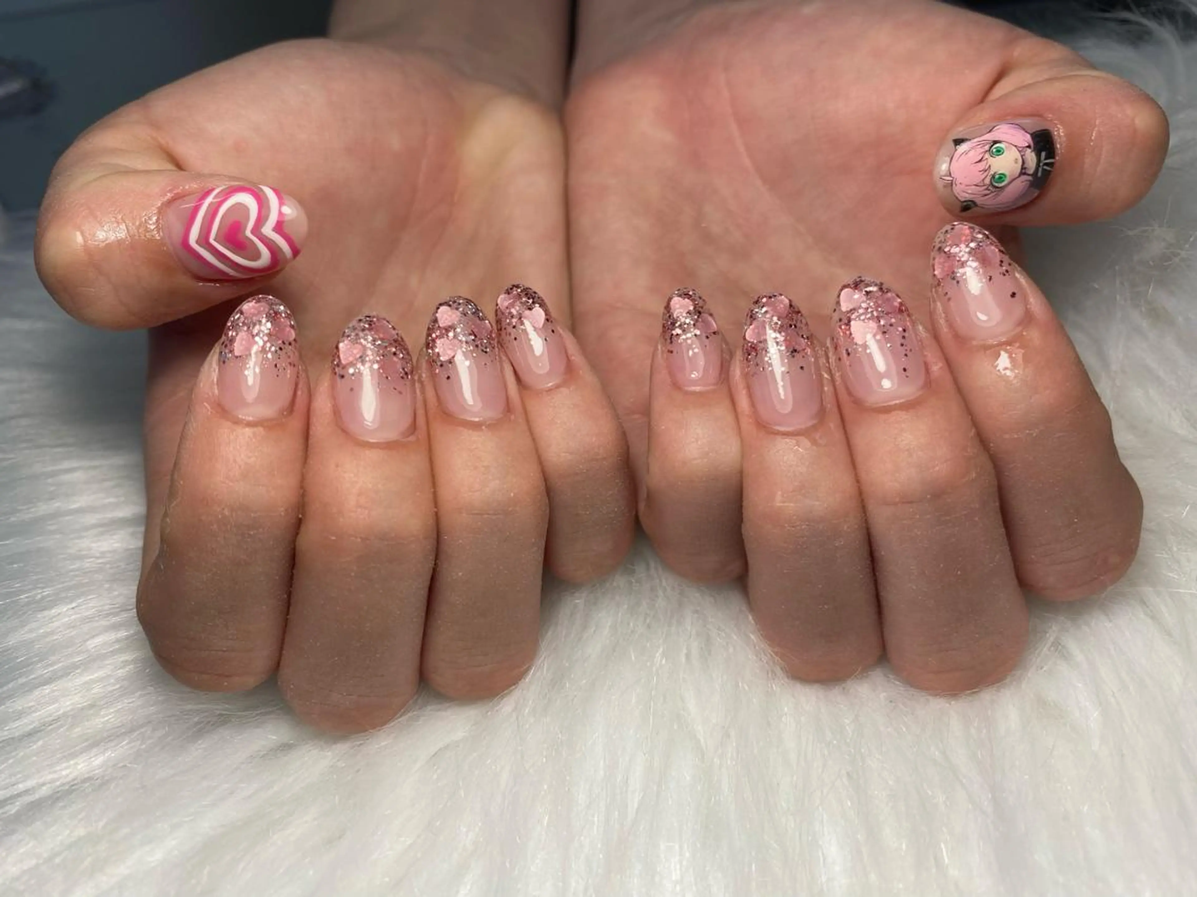 ネイル ハンドネイル Mana‪ ‪·͜· ❤︎‬のネイルデザイン