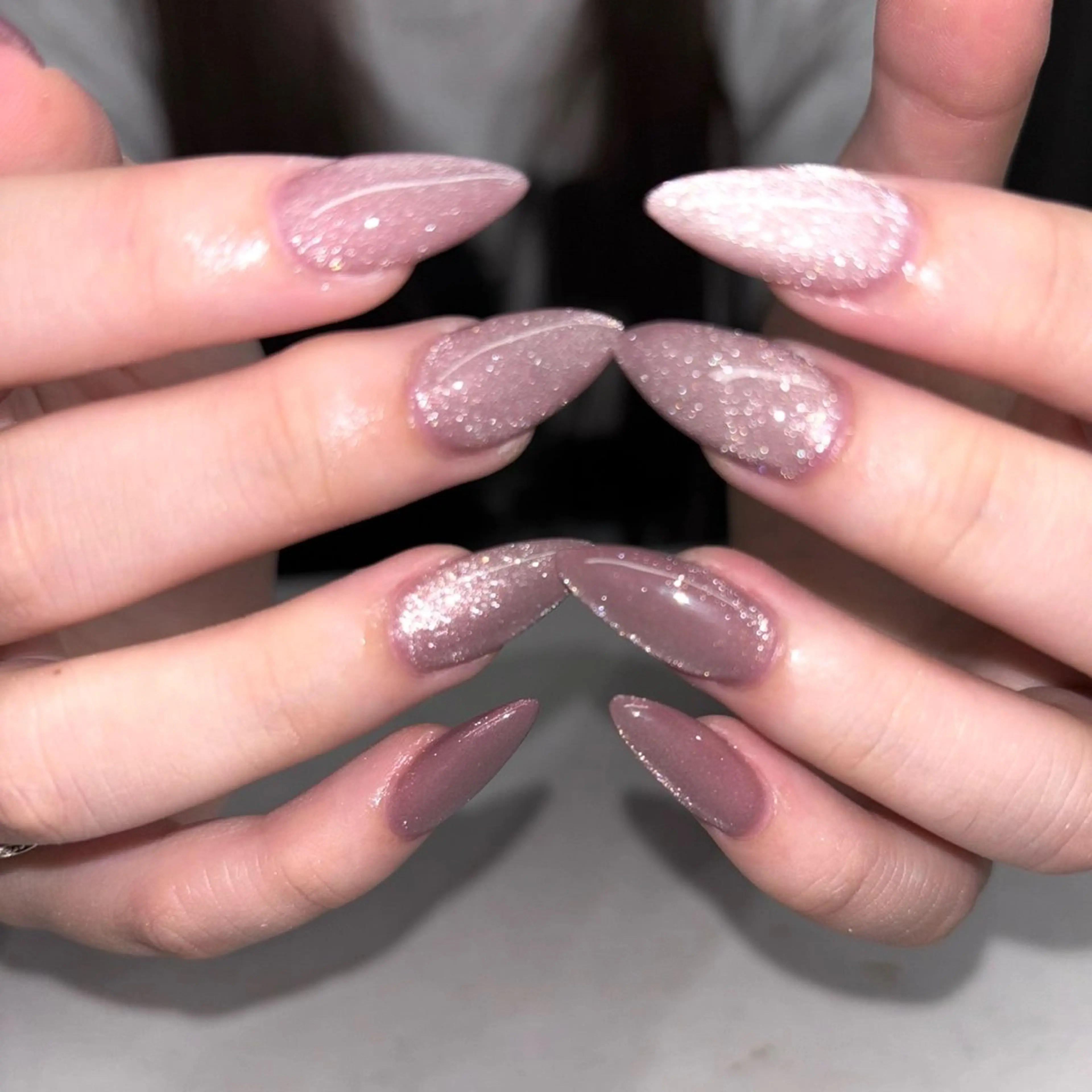 ネイル マグネットネイル ハンドネイル 🧸fein. rena🩰のネイルデザイン