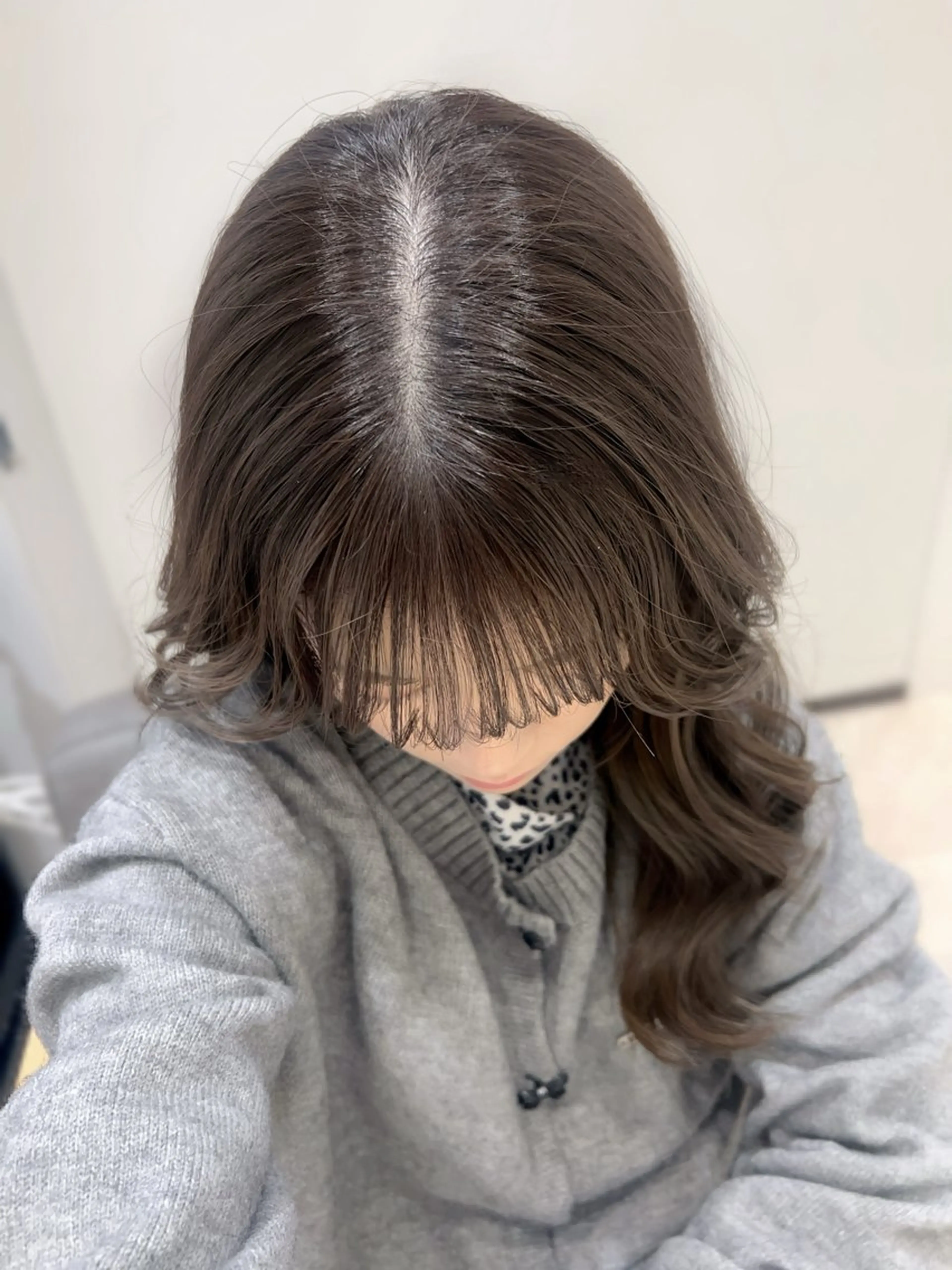 セミロング カラー HINA🎀 マツパ/美容師/豊田のマツエク・マツパデザイン