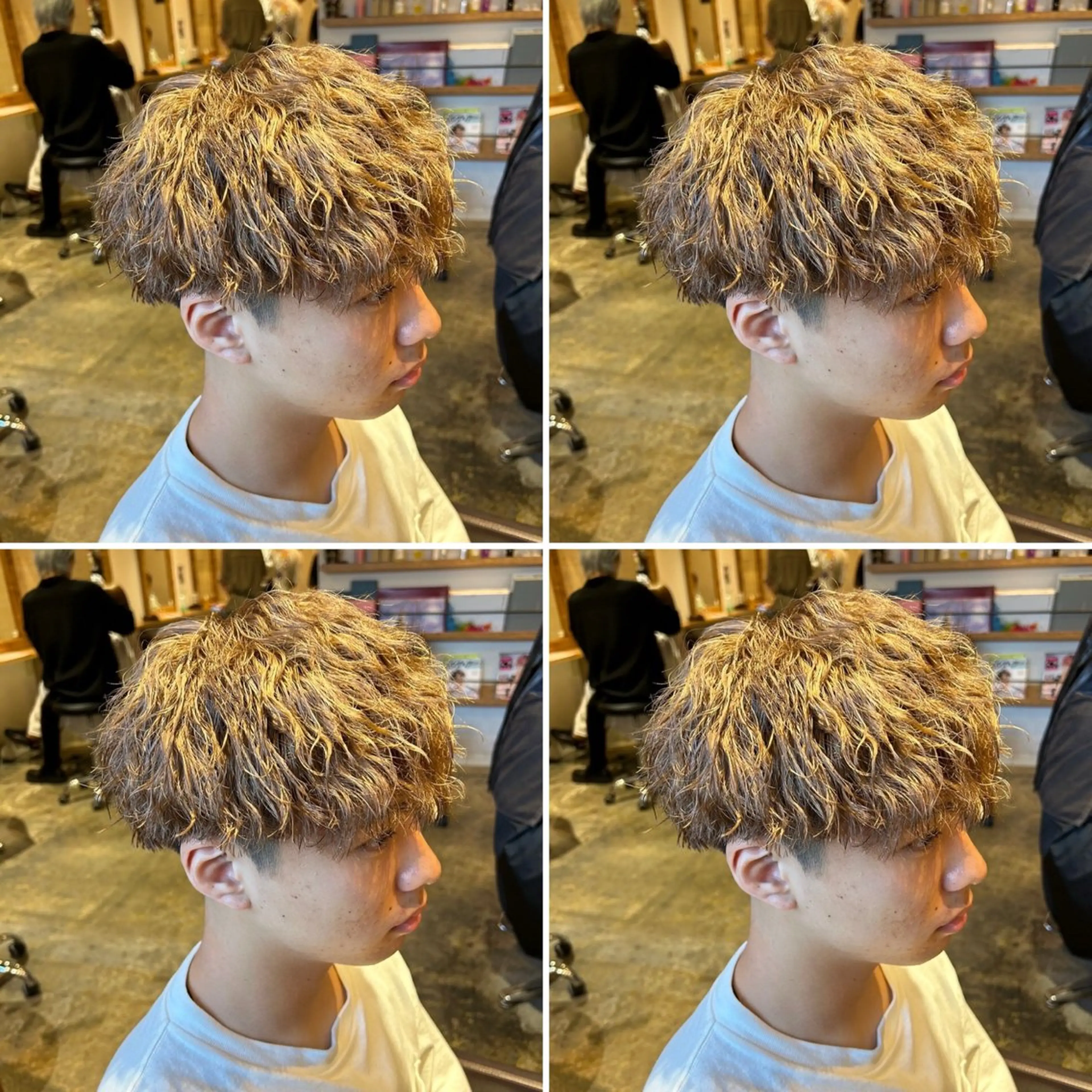 カラー パーマ メンズ 💈メンズパーマ特化 店長望月謙二郎💈のヘアスタイル