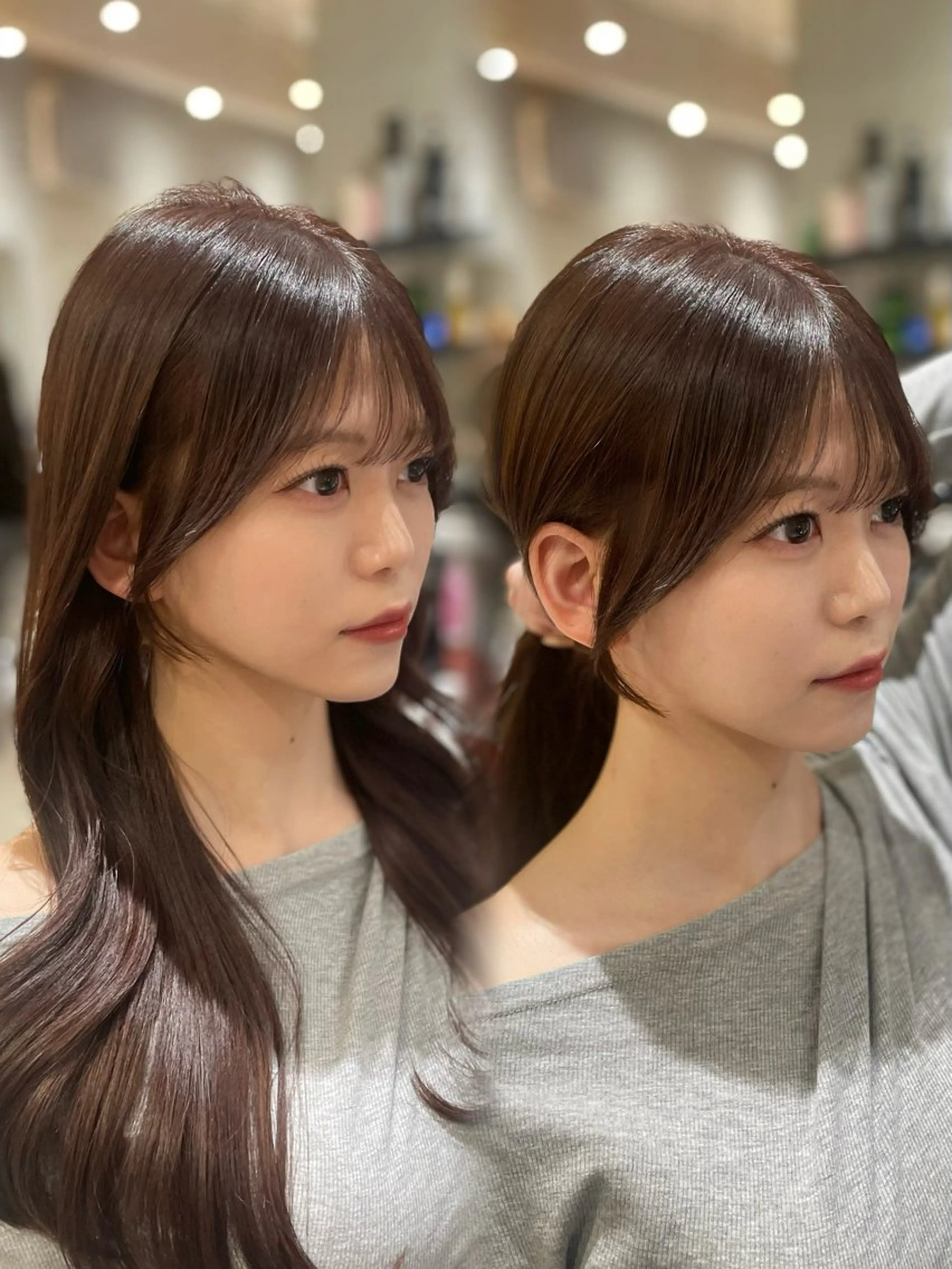 ロング カット 髪質改善×透明感× 艶髪🥀HIYORIのヘアスタイル