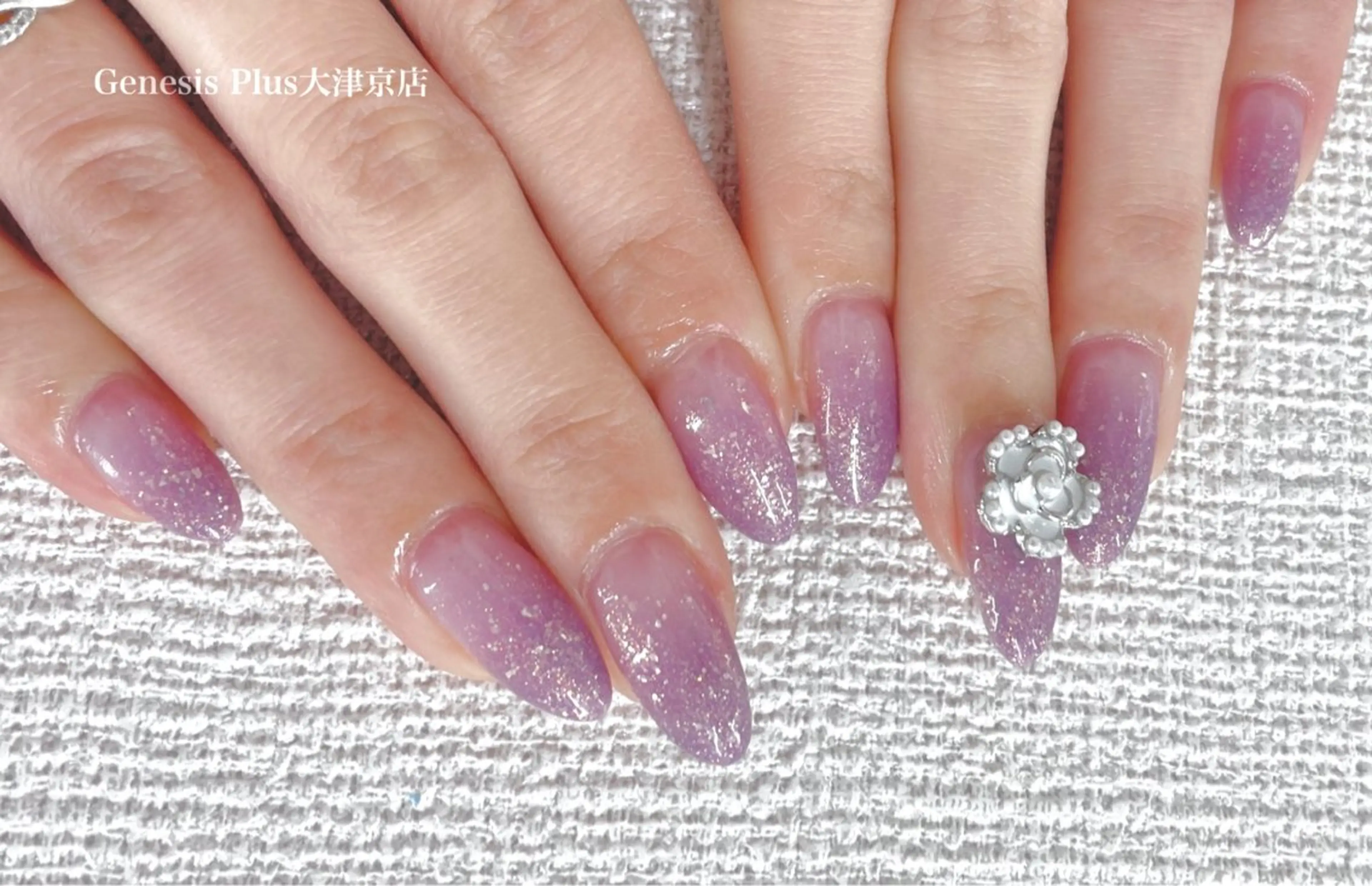 ネイル グラデーション Genesis Plus大津京店のマツエク・マツパデザイン