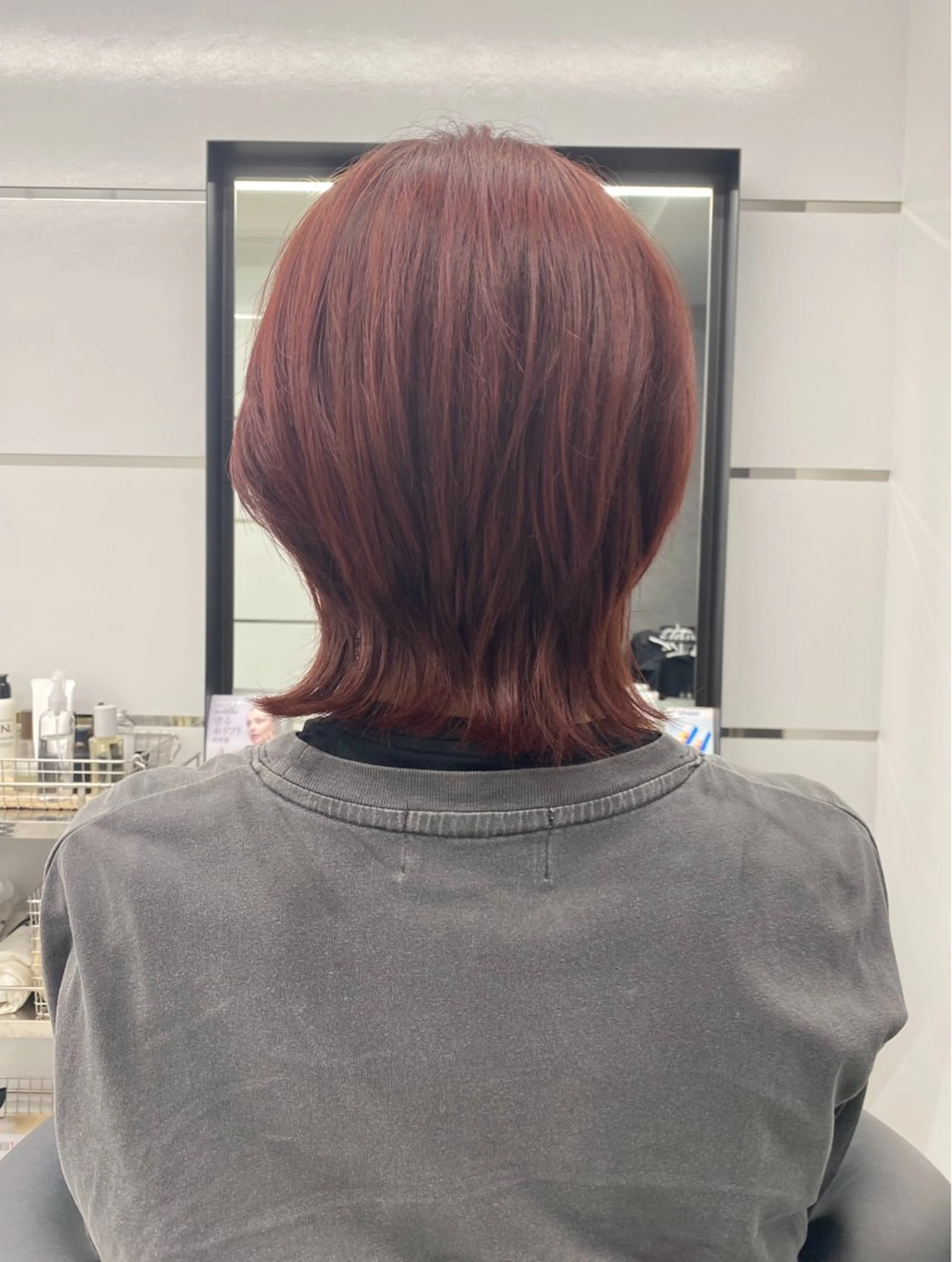 ミディアム カラー メンズ 齋藤 涼葉のヘアスタイル