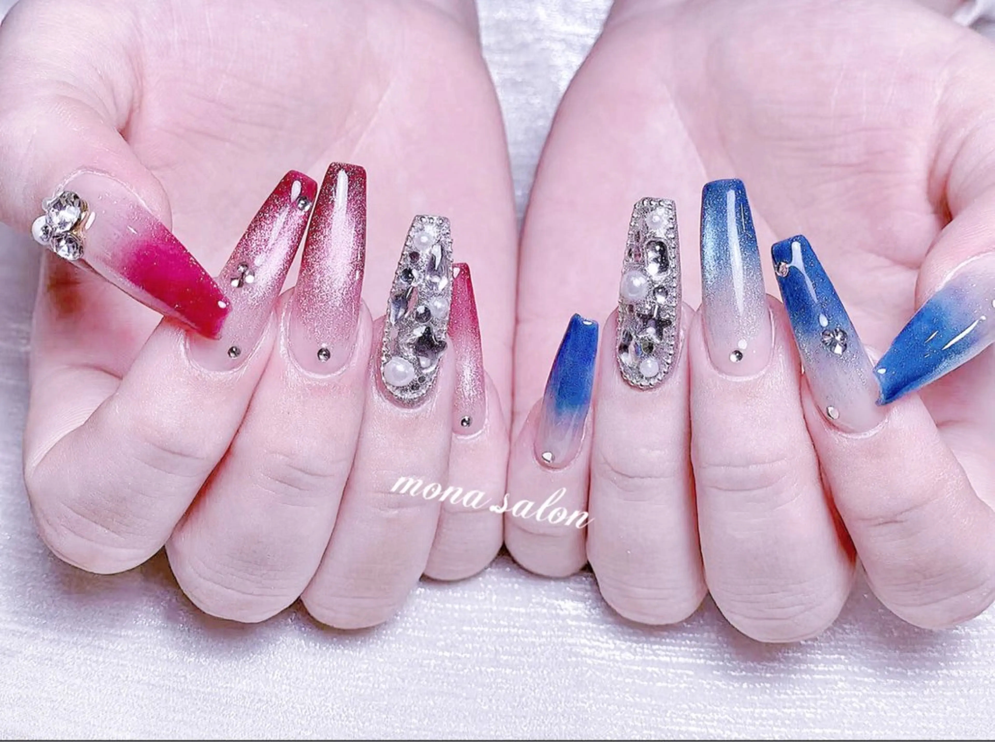 ネイル ハンドネイル ハンドケア モナ& あきのネイルデザイン