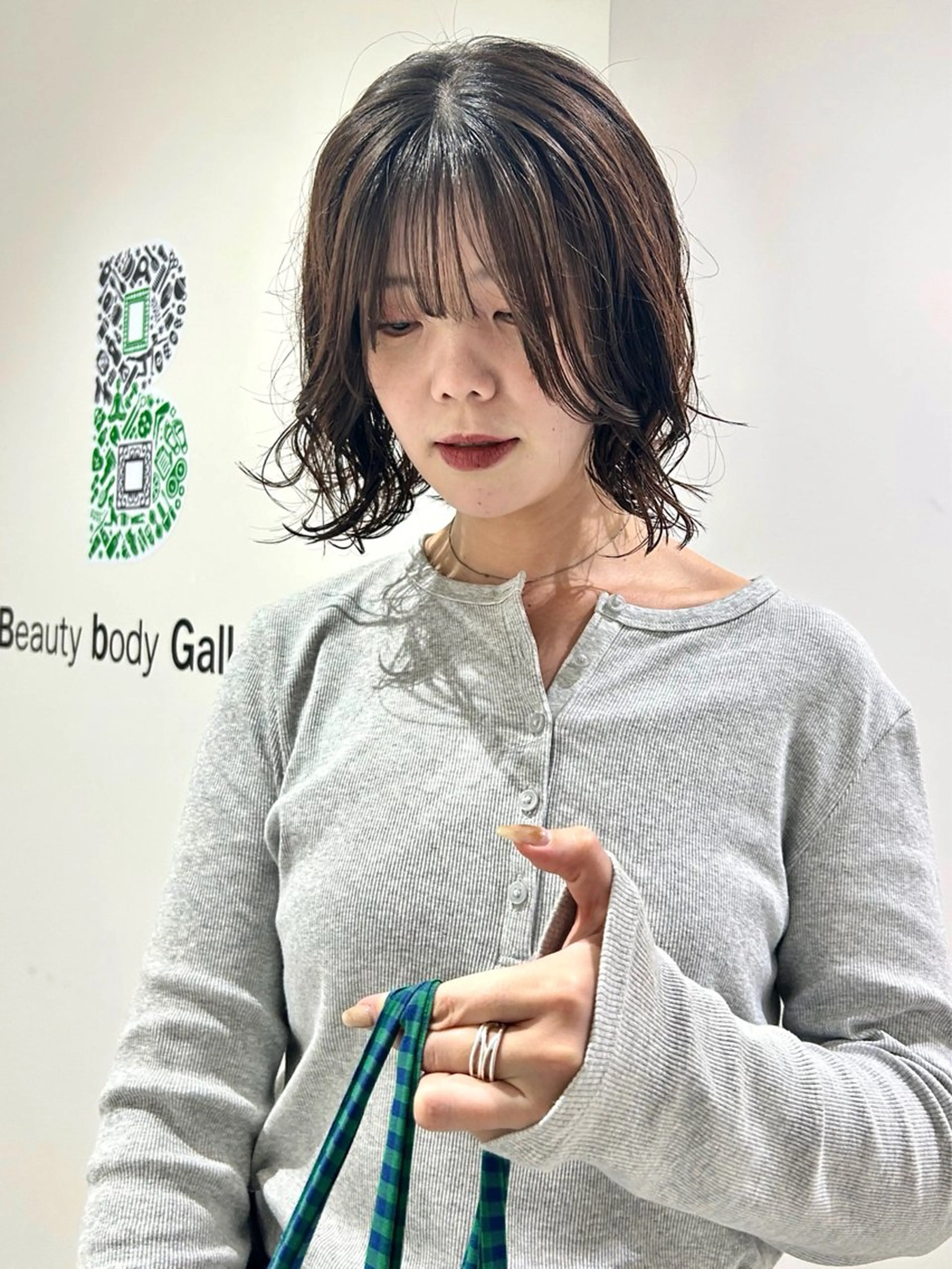 ショート パーマ パーマ 👔ボブ﹨似合 わせパーマ🩳ももかのヘアスタイル