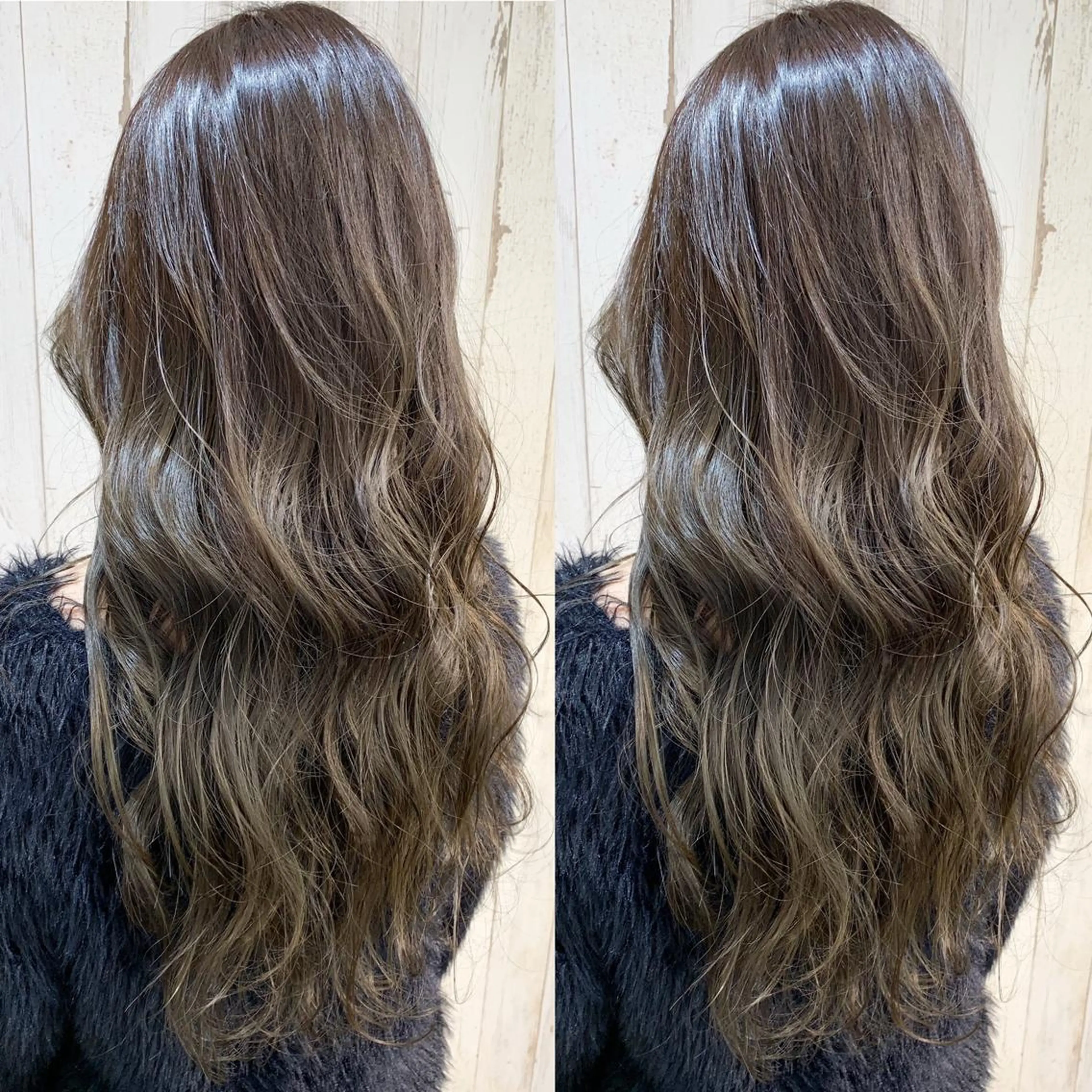 ロング カラー 心斎橋韓国ボブ 好原良真のヘアスタイル