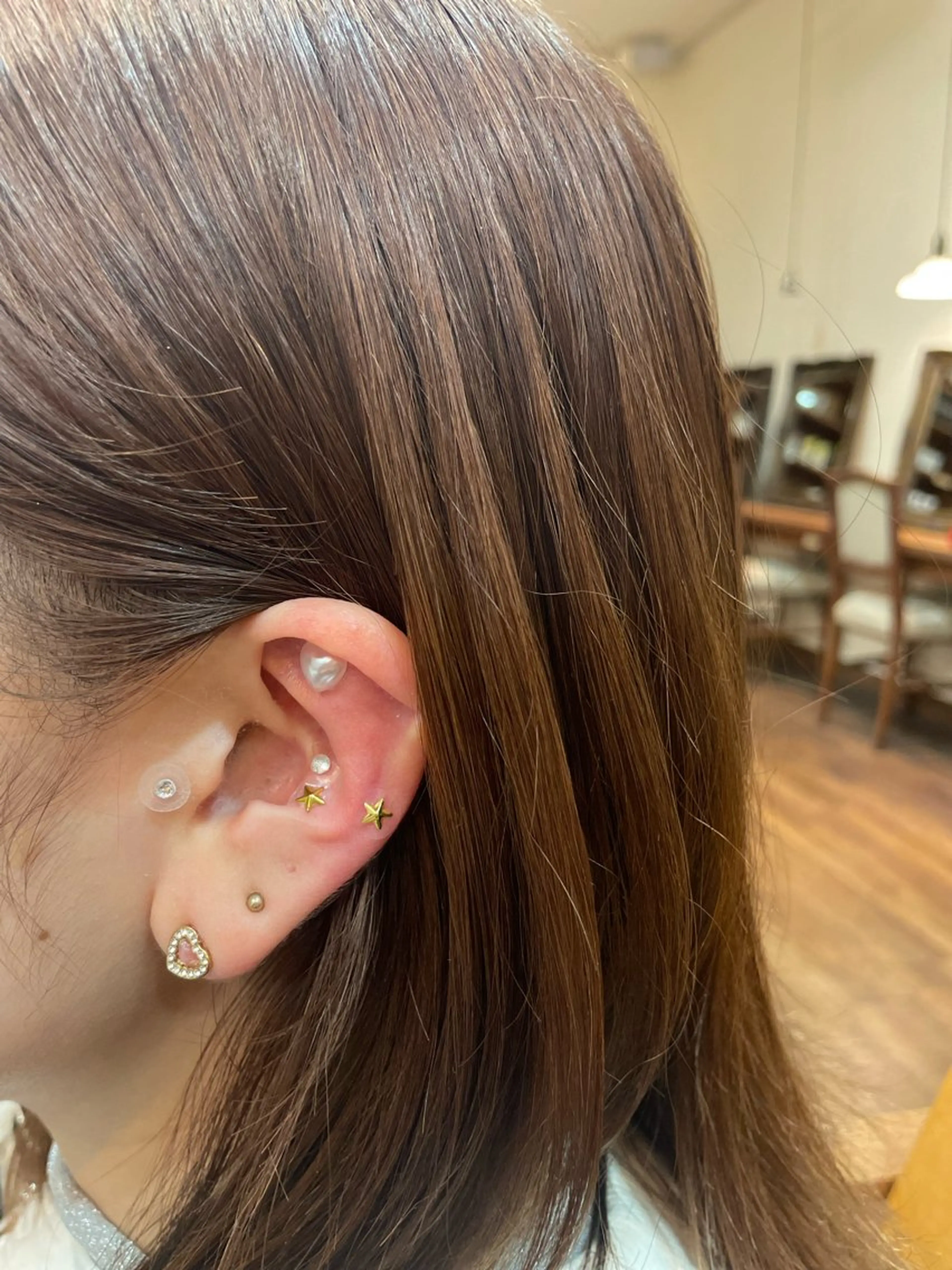 ⋆˚ʚɞ耳つぼジュエリー⋆˚ʚɞ デザインコースの写真