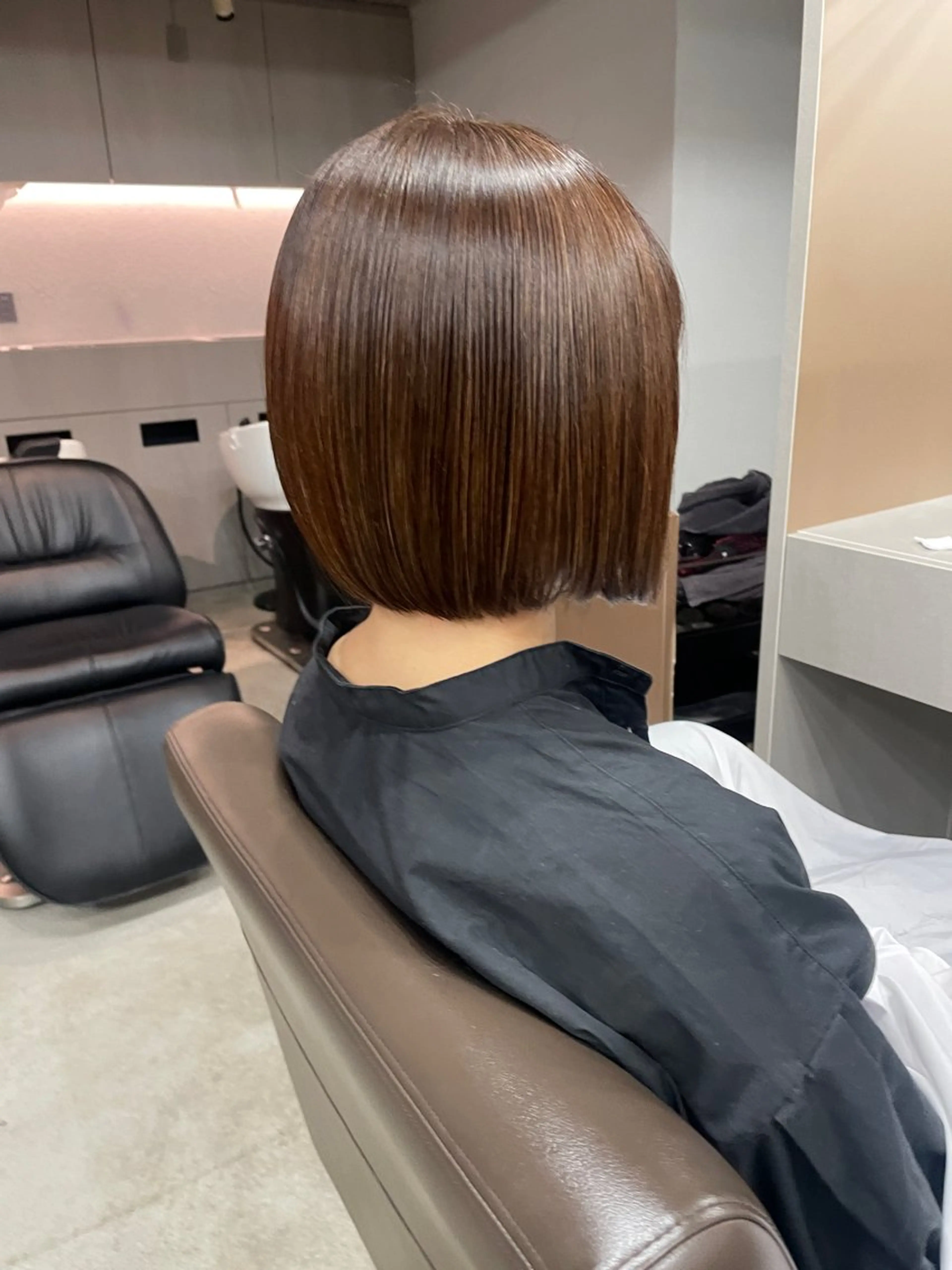 ミディアム カラー カット ヘアカラー トリートメント 表参道🌿赤み消し カラー/チナツのヘアスタイル