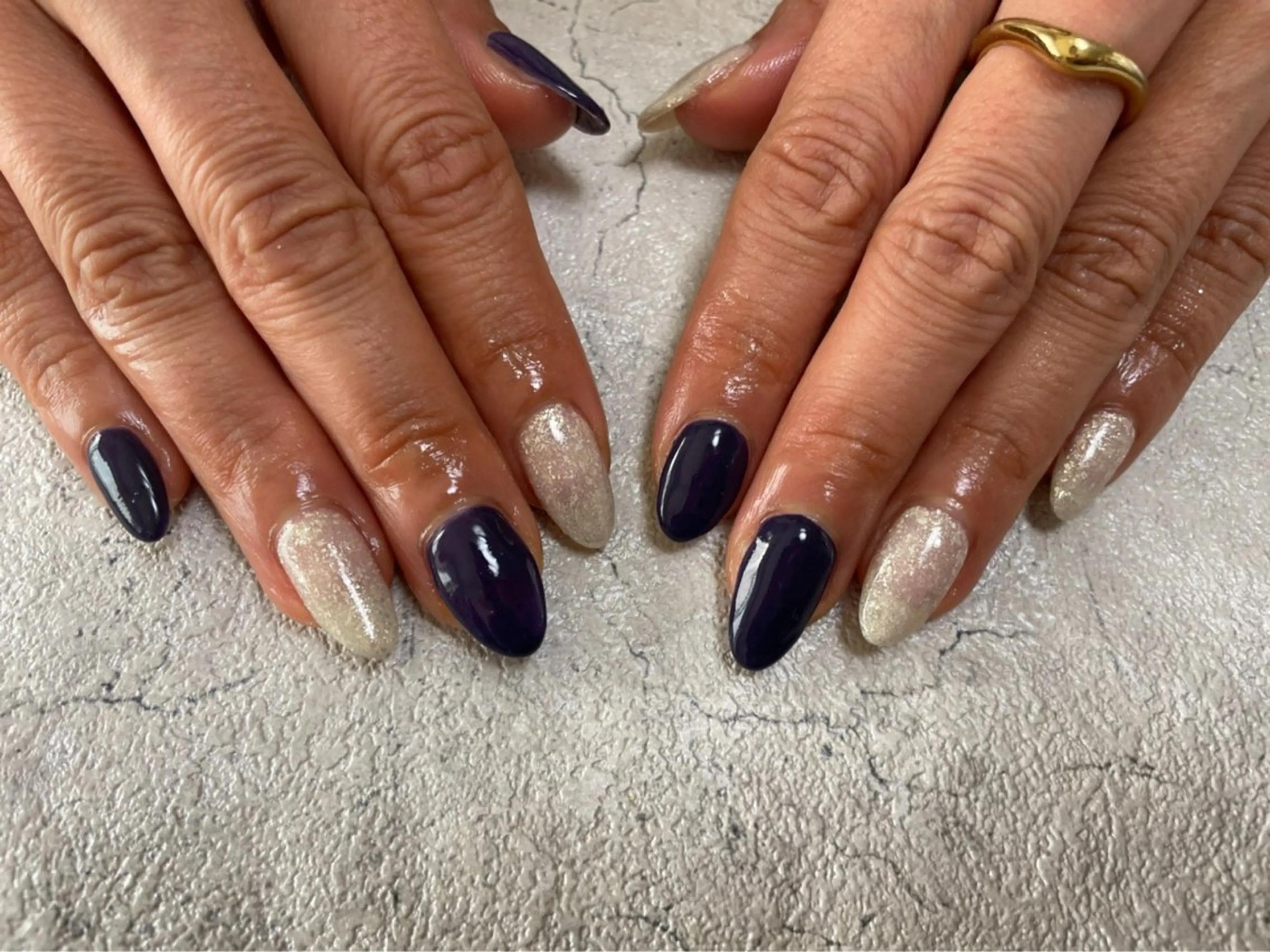 ネイル オーロラネイル フットネイル フレンチネイル ジェルネイル 韓国ネイル kikinail 溝の口のネイルデザイン