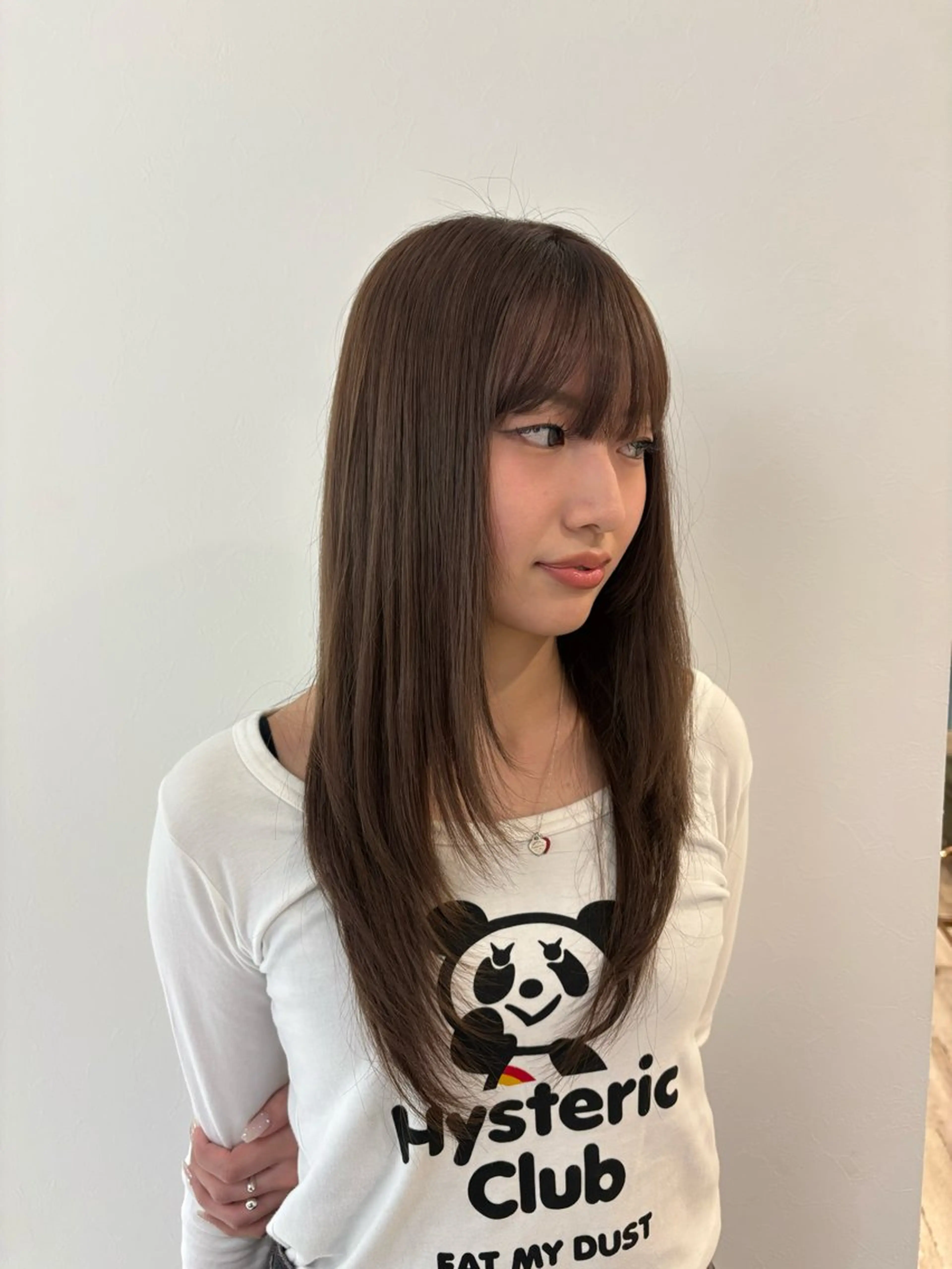 ロング ロングレイヤー レイヤーカット ロング トリートメント 酸熱トリートメント カット トリートメント レイヤー/透明感 HIRARIのヘアスタイル