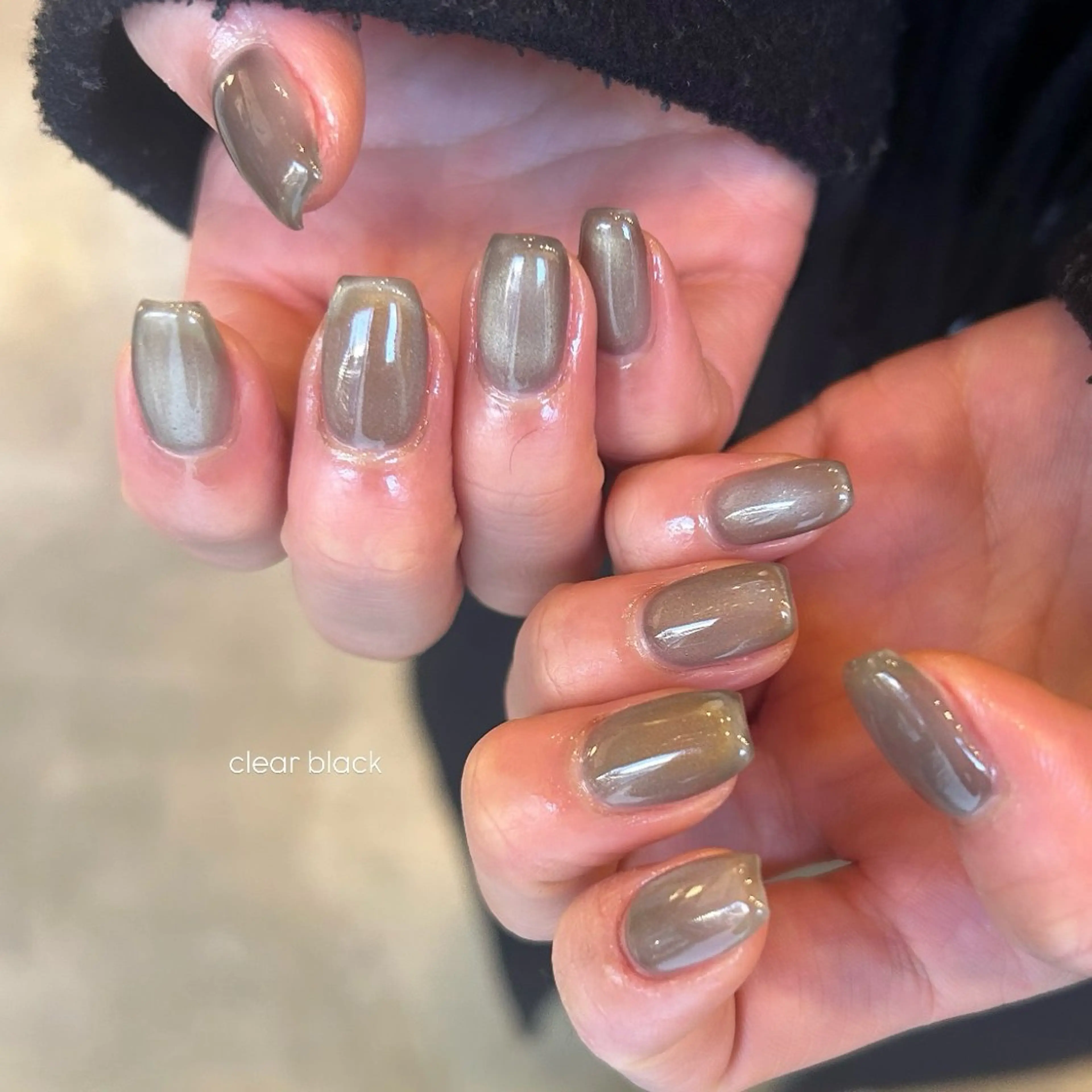 ネイル マグネットネイル Yumi シンプルネイルのネイルデザイン