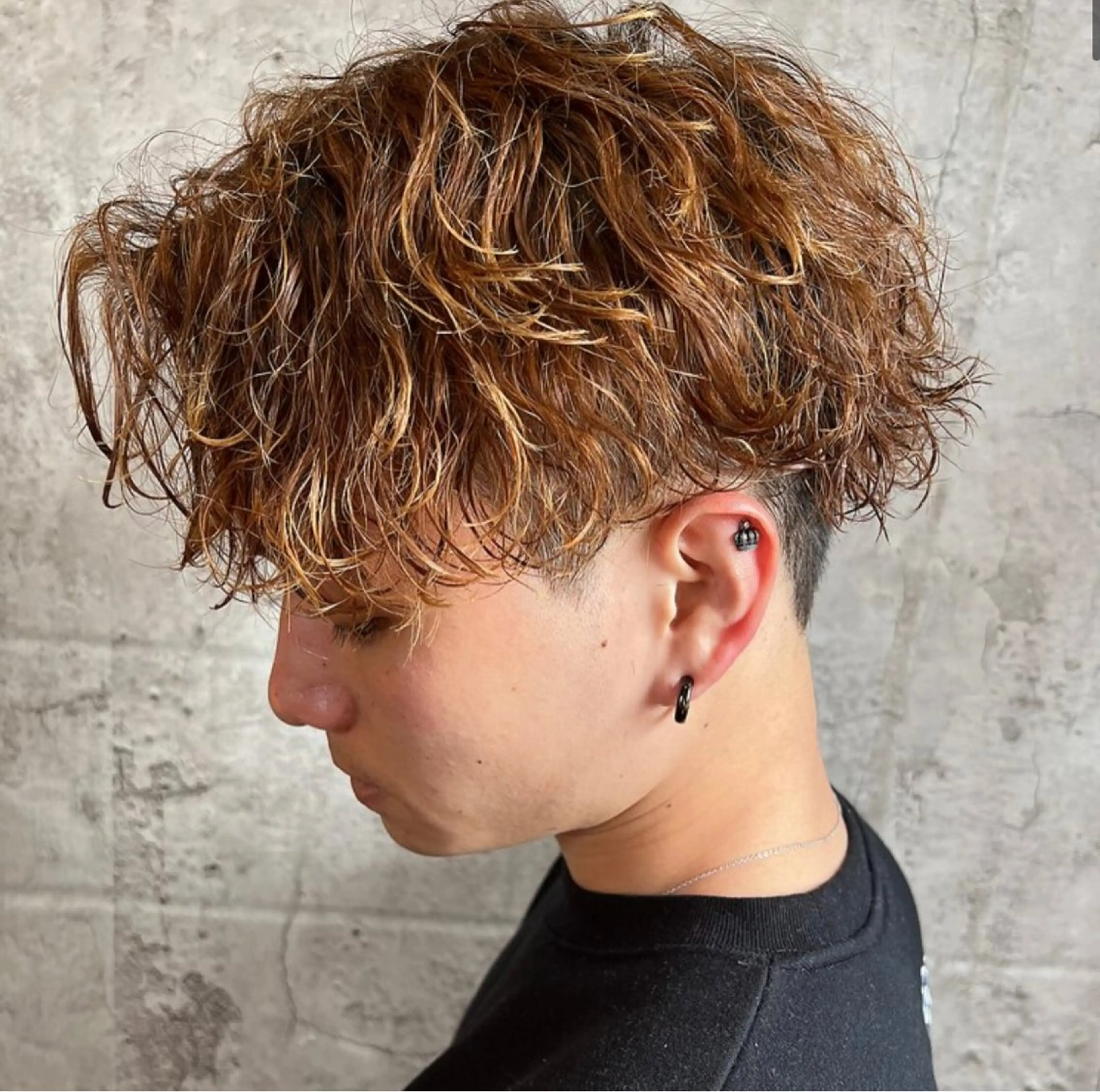 カラー パーマ メンズ メンズパーマ カット パーマ 【メンズ専門‼️】 中林良嘉のヘアスタイル