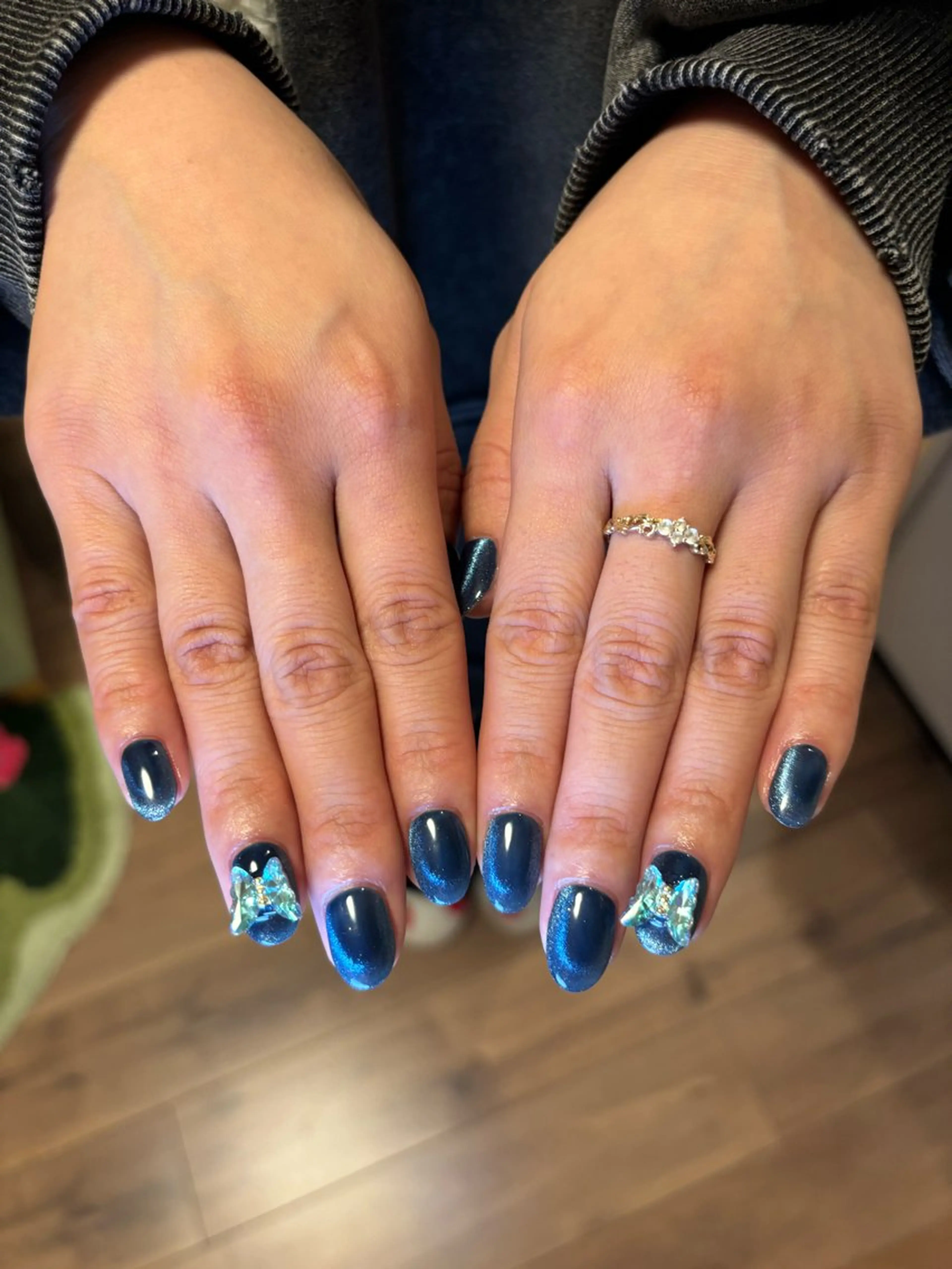 ネイル マグネットネイル 京 美人のネイルデザイン