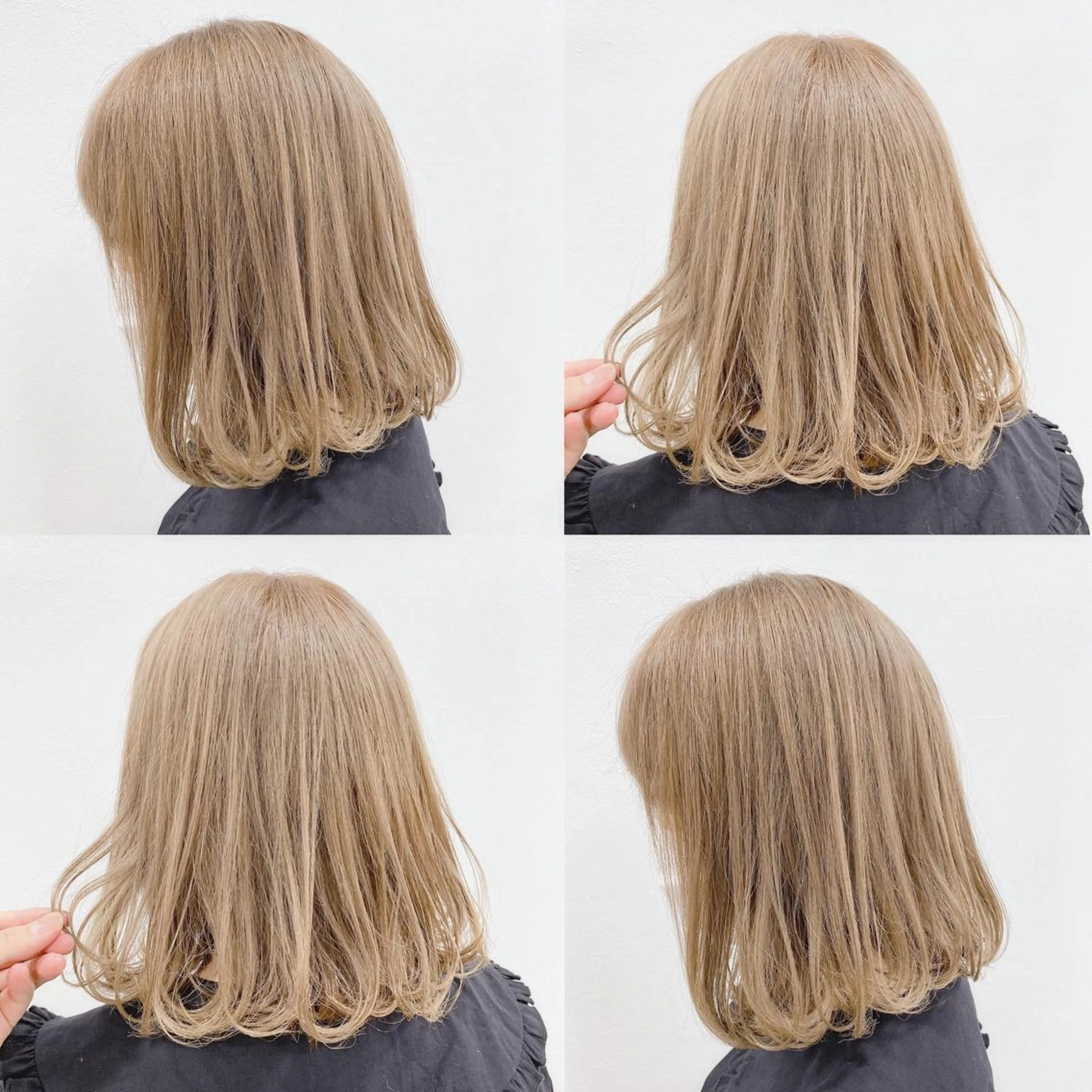 ミディアム カラー 美容室 HAKUAのヘアスタイル